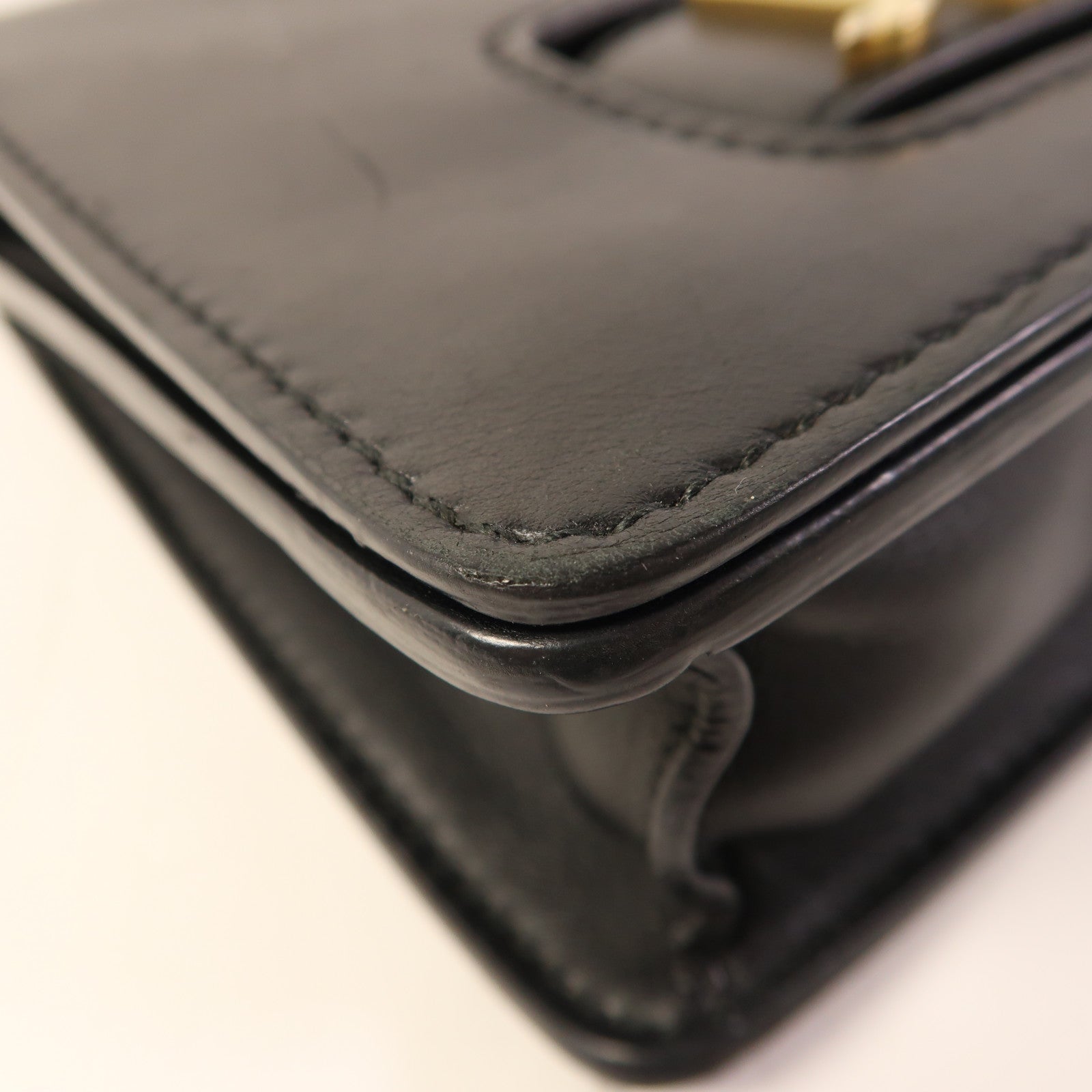 Dior 牛皮皮革Jadior金扣鏈帶肩背袋