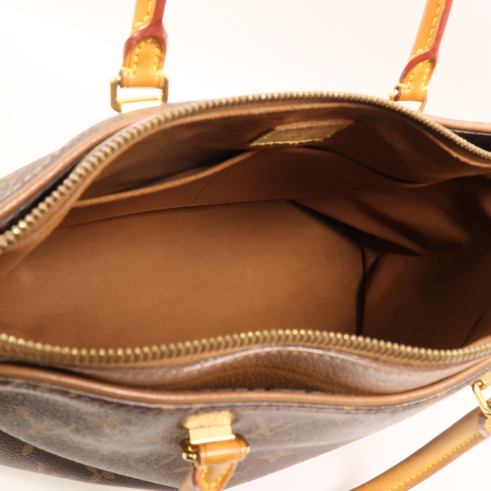 LOUIS VUITTON Monogram Pallas MM金扣手挽肩背兩用袋