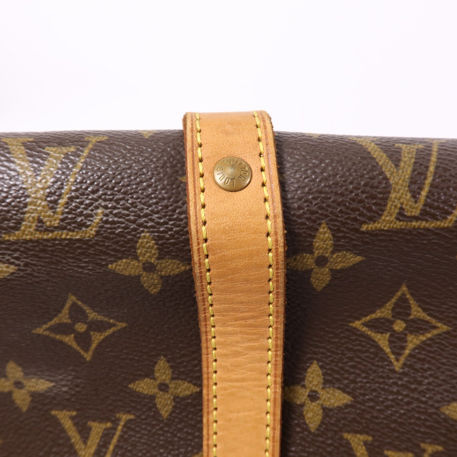 LOUIS VUITTON Monogram Saumur 30金扣肩背袋