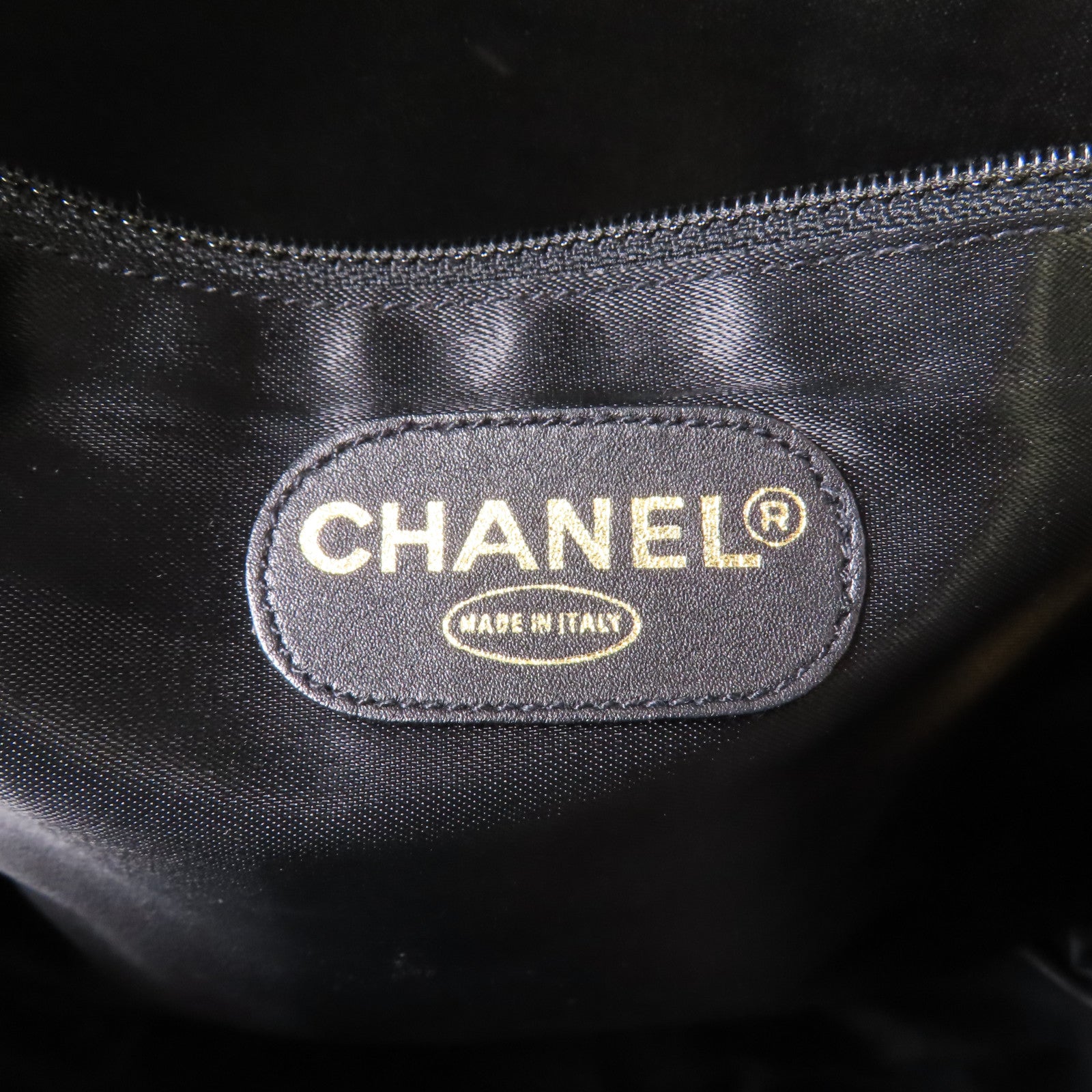 CHANEL 牛皮皮革Vintage Chain Shoulder Tote金扣鏈帶肩背袋/手挽袋