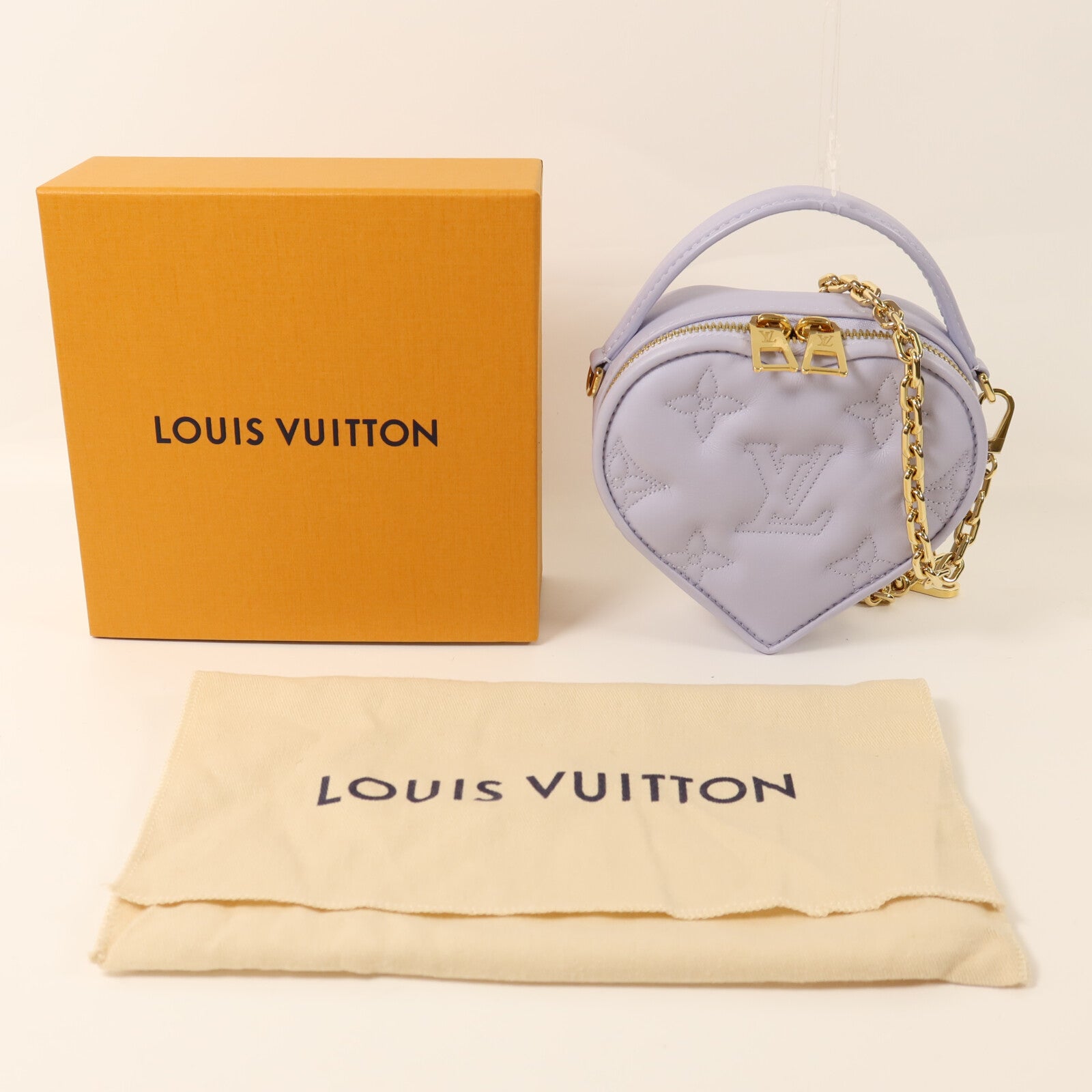 LOUIS VUITTON 【激減優惠】Bubblegram Pop My Heart金扣鏈帶手挽肩背兩用袋