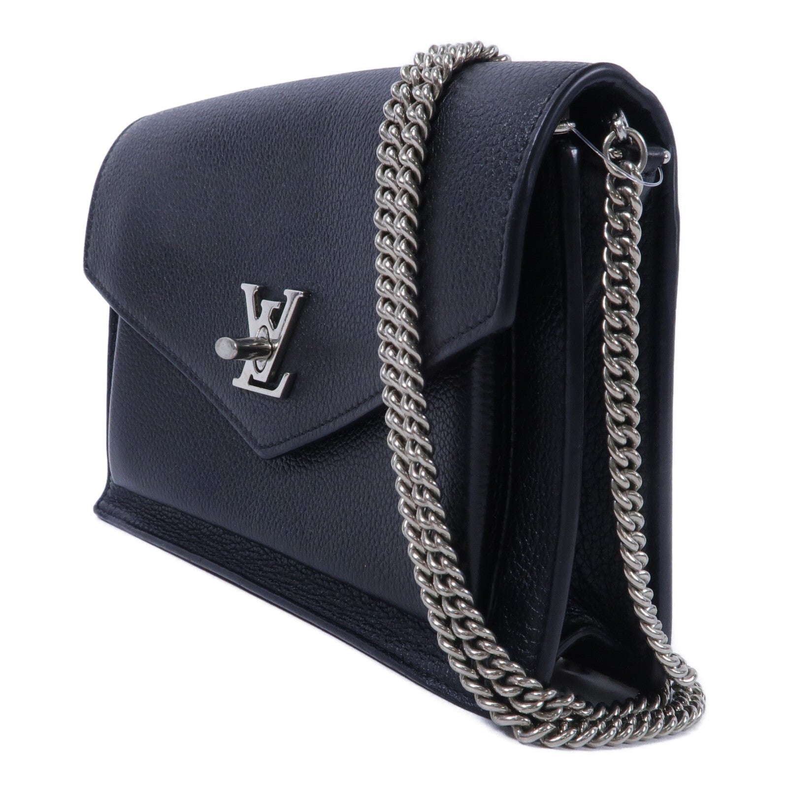 LOUIS VUITTON 牛皮皮革Mylockme鏈帶肩背袋