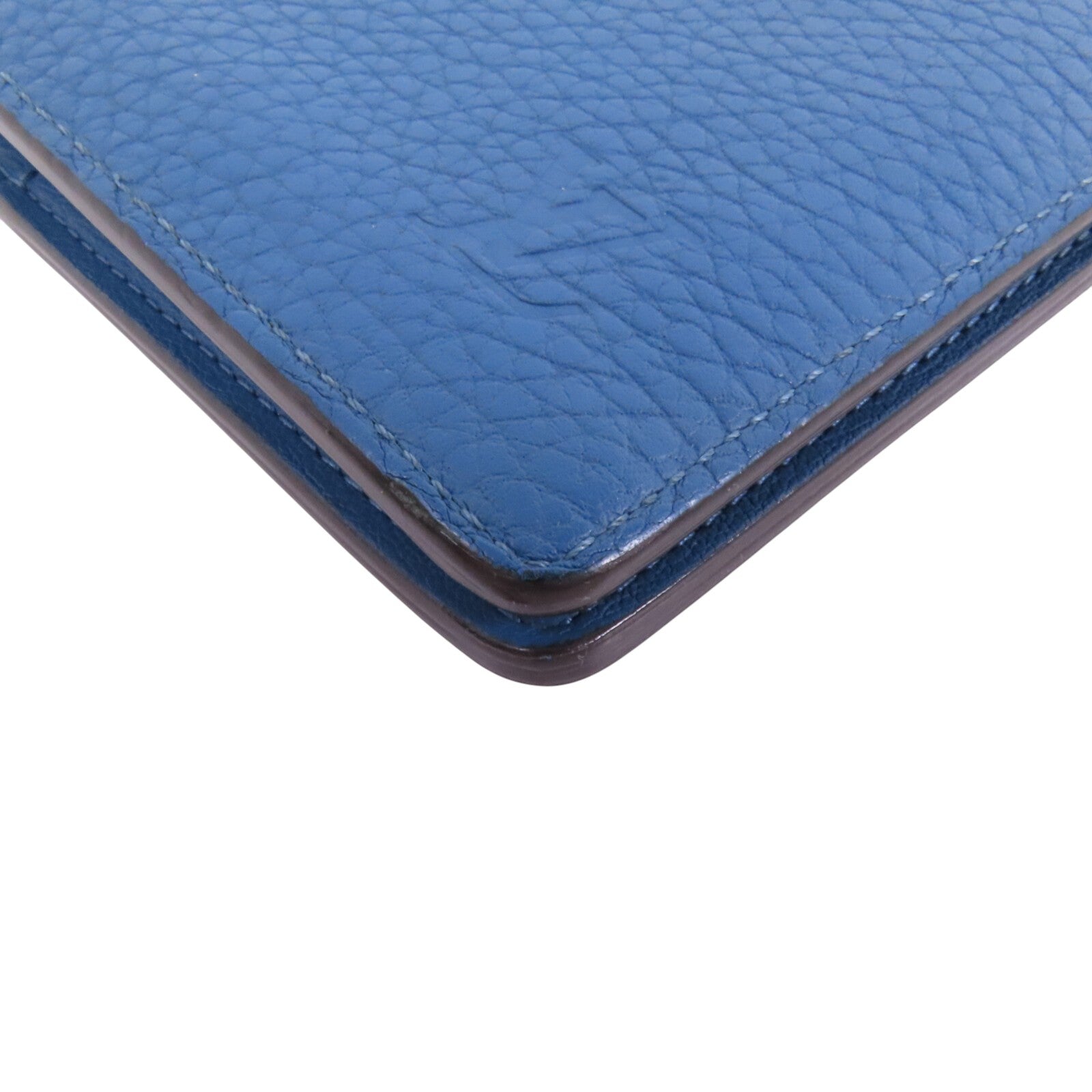 LOUIS VUITTON 牛皮皮革Brazza Long Wallet長錢包