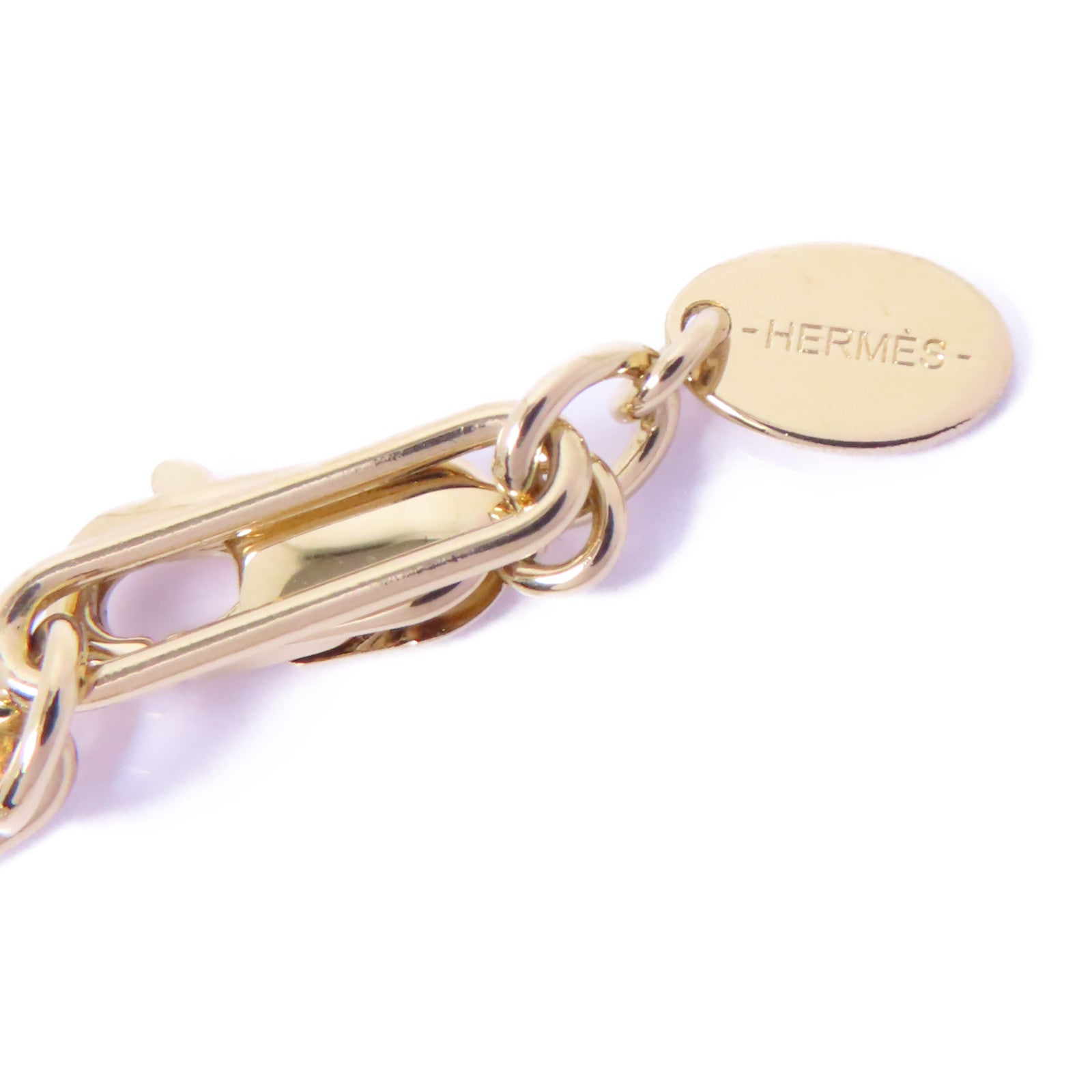 HERMES 塗漆/水牛角Fusion Amulette Kelly Pendant項鍊