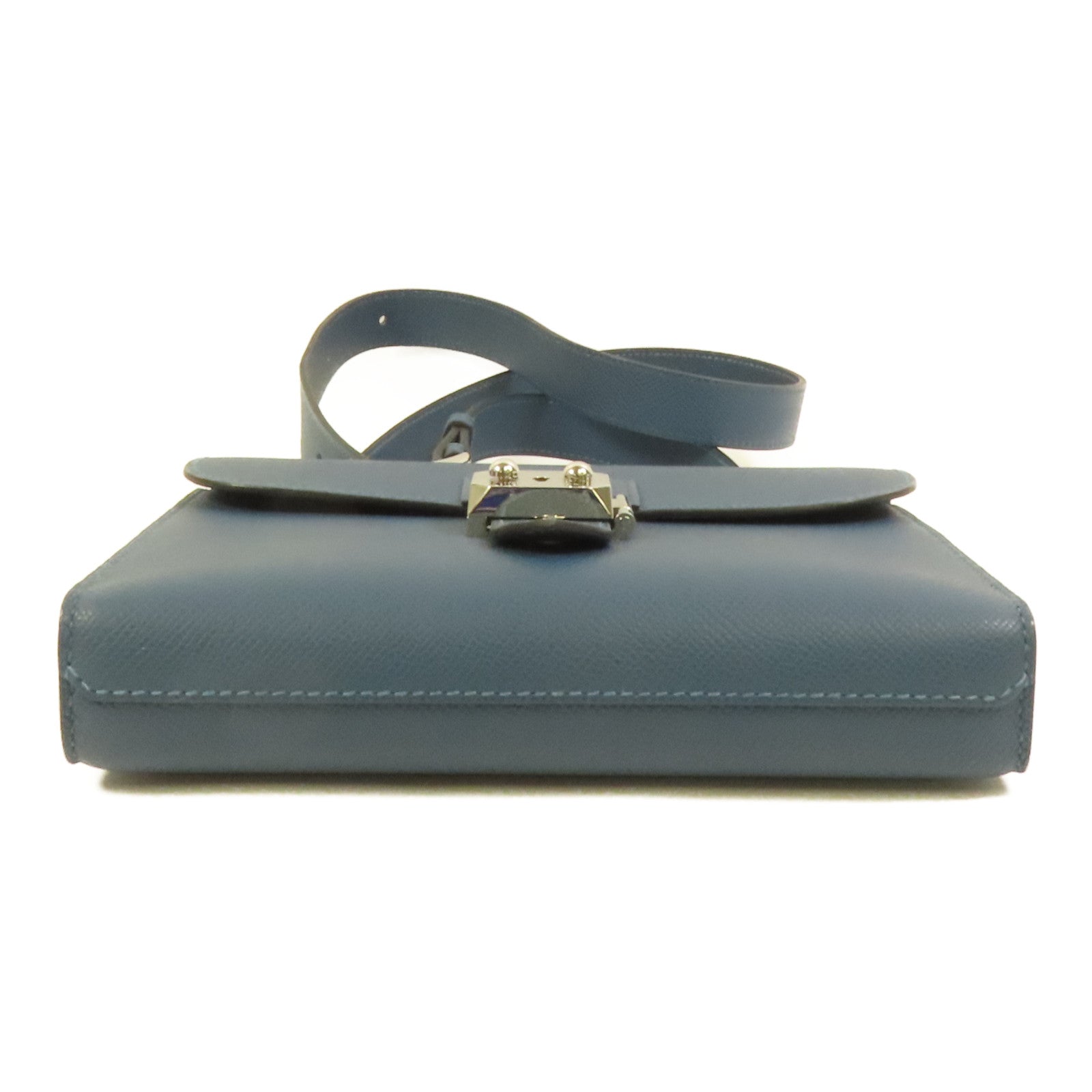 HERMES Epsom皮革Sac a Depeches 21銀扣肩背袋Colvert