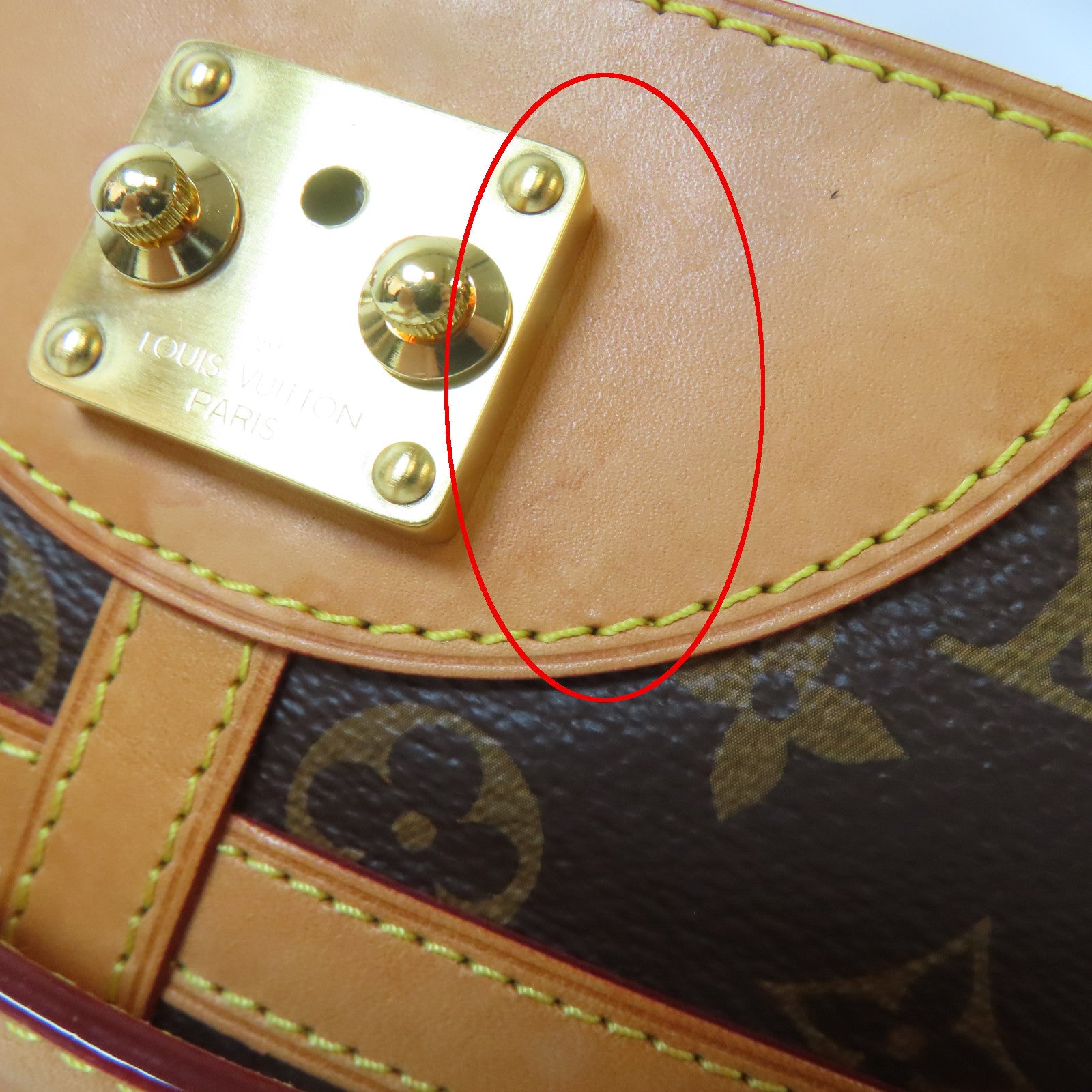 LOUIS VUITTON Monogram Duffle金扣手挽肩背兩用袋啡色