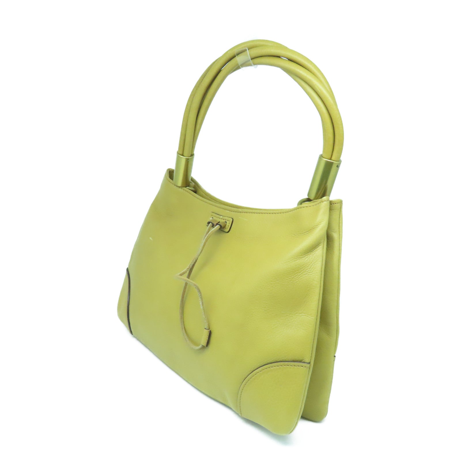 GUCCI 【清倉大減價】牛皮皮革Shoulder Bag金扣肩背袋啡色