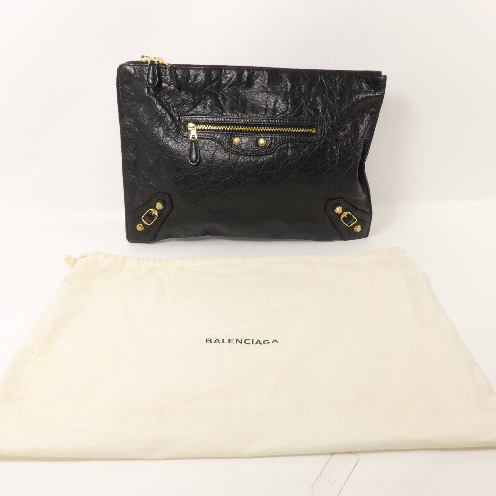 BALENCIAGA 牛皮皮革Clutch手拿包