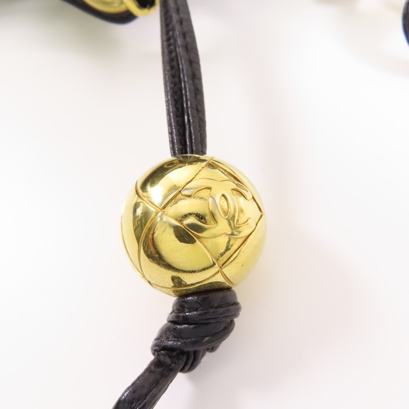 CHANEL 牛皮皮革Vintage Chain Shoulder Tote金扣鏈帶肩背袋/手挽袋