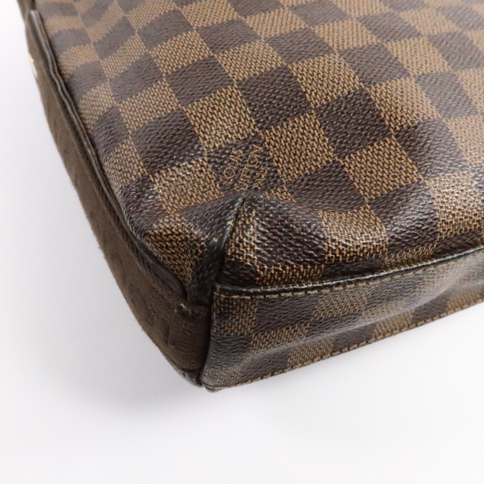 LOUIS VUITTON Damier Trotteur金扣肩背袋