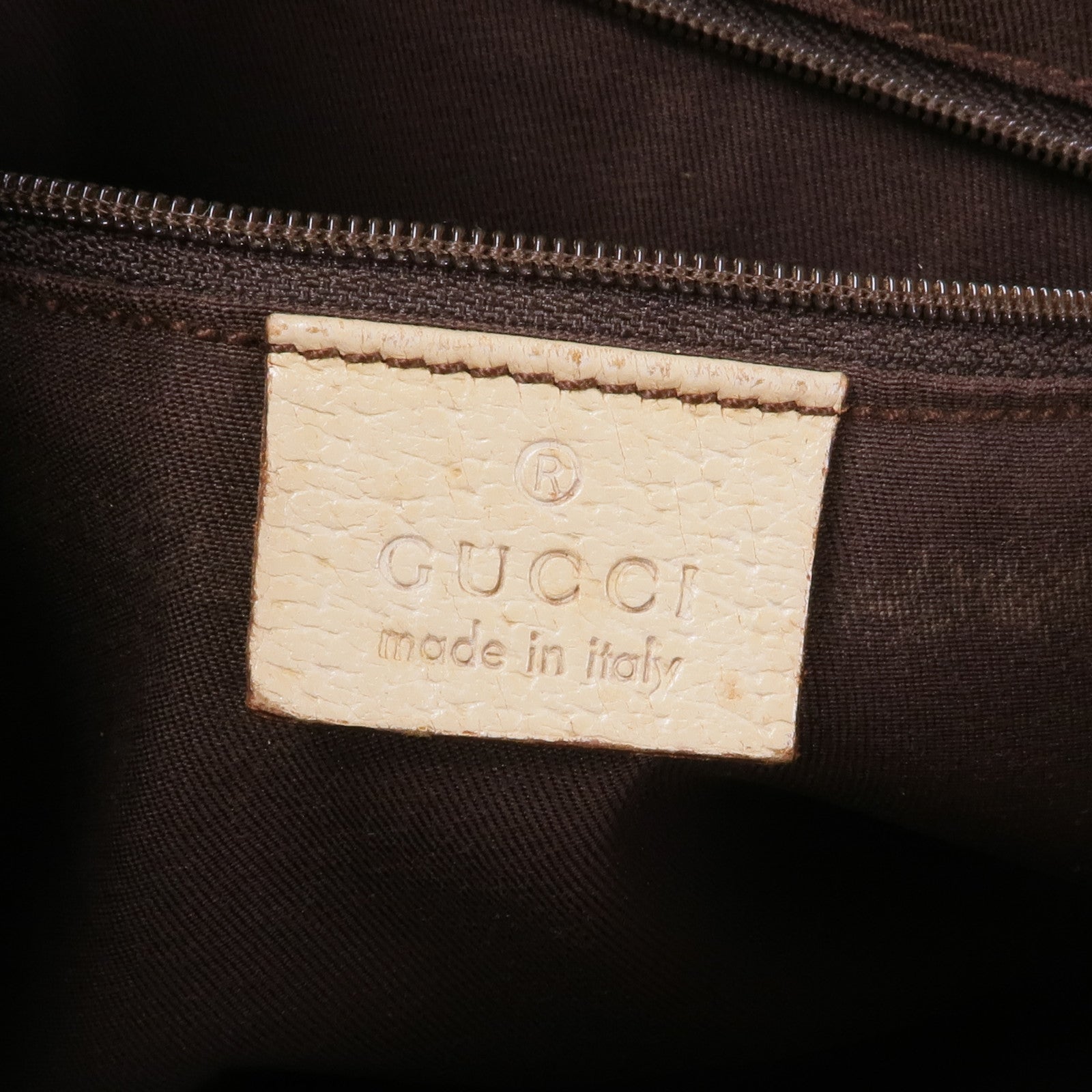 GUCCI 帆布Shoulder Bag金扣肩背袋