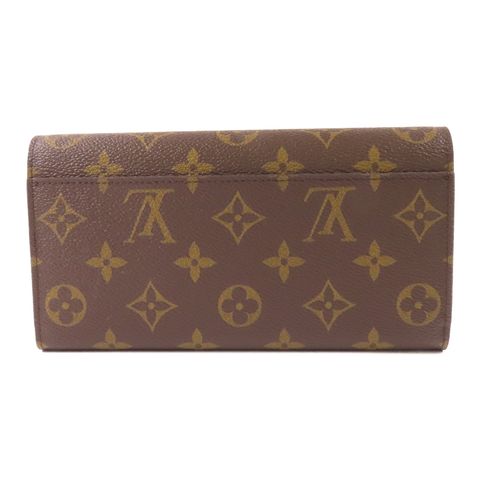 LOUIS VUITTON Monogram Sarah Wallet金扣長錢包