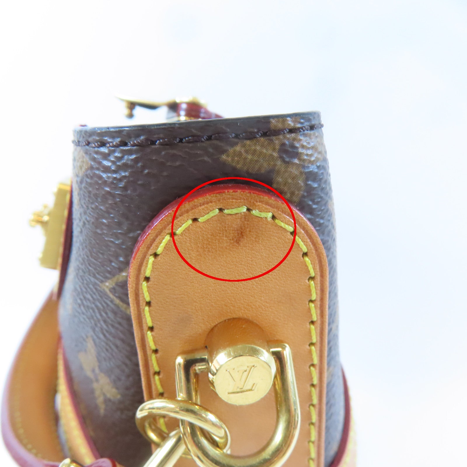 LOUIS VUITTON Monogram Duffle金扣手挽肩背兩用袋啡色