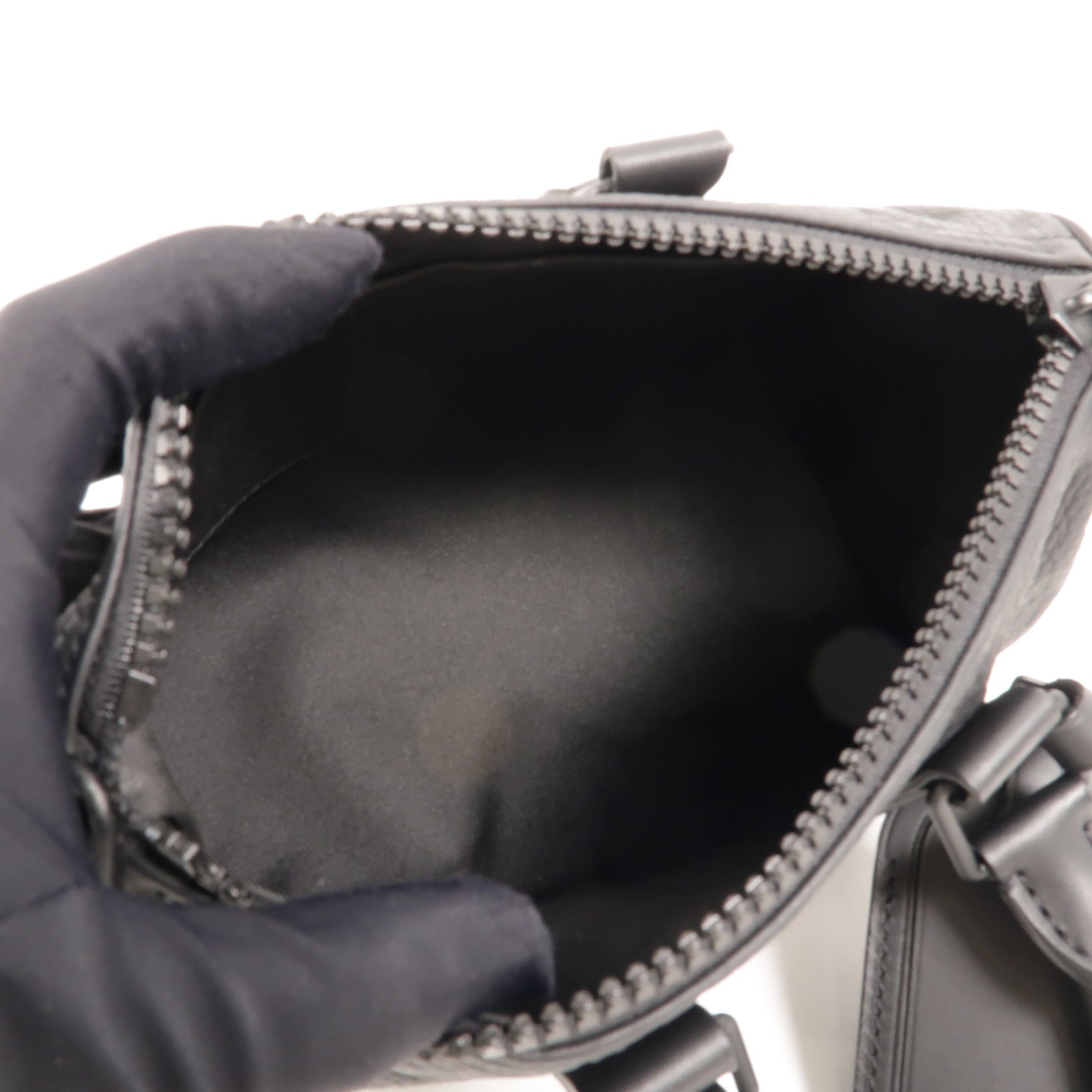 LOUIS VUITTON Monogram Taurillon Keepall Bandouliere 25手挽肩背兩用袋