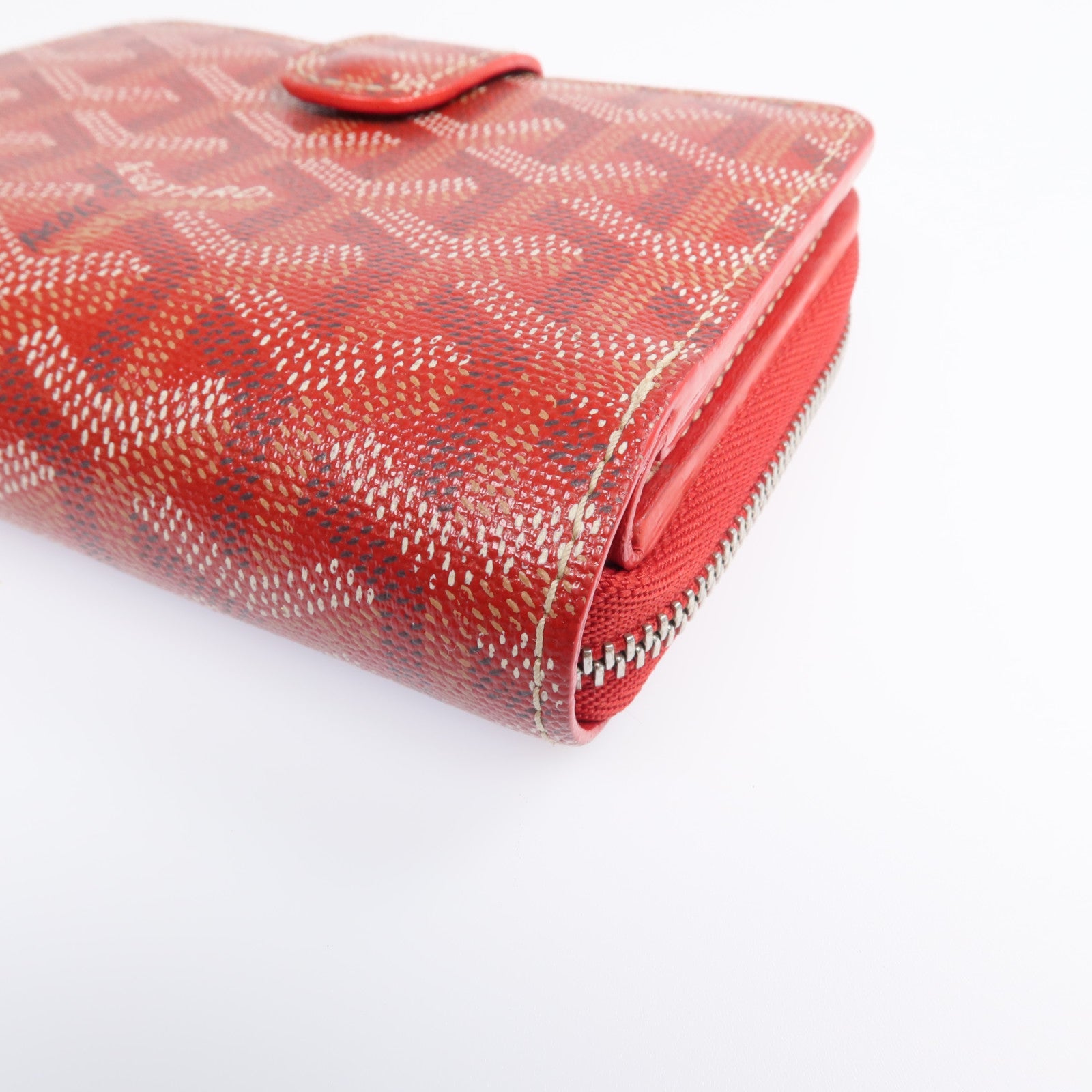 GOYARD 塗層帆布Wallet銀扣錢包