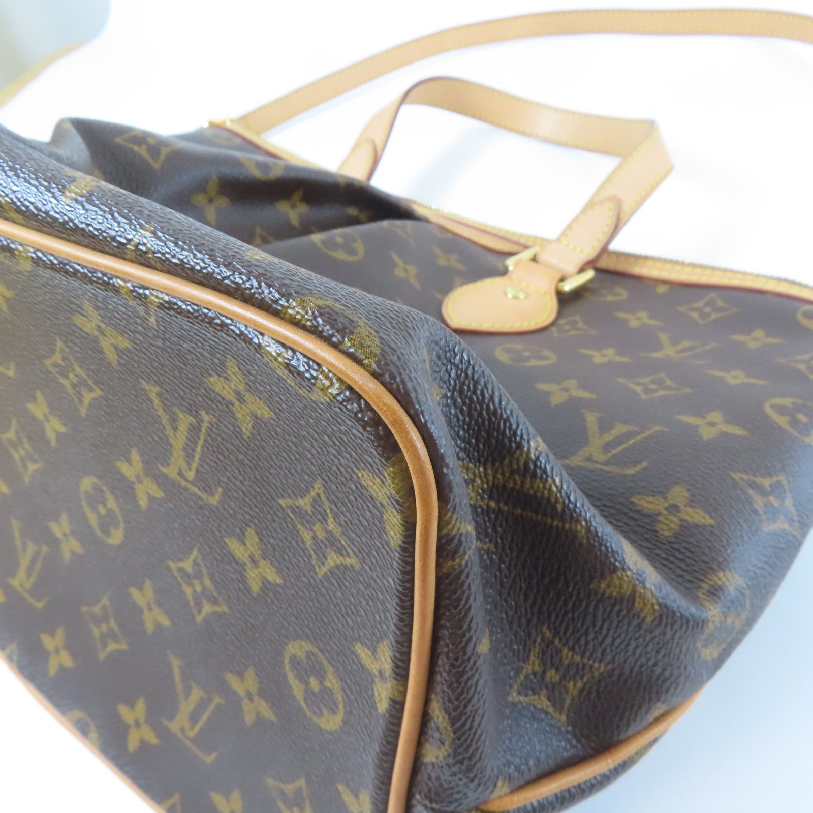 LOUIS VUITTON 【激減優惠】Monogram Palermo GM金扣手挽肩背兩用袋啡色
