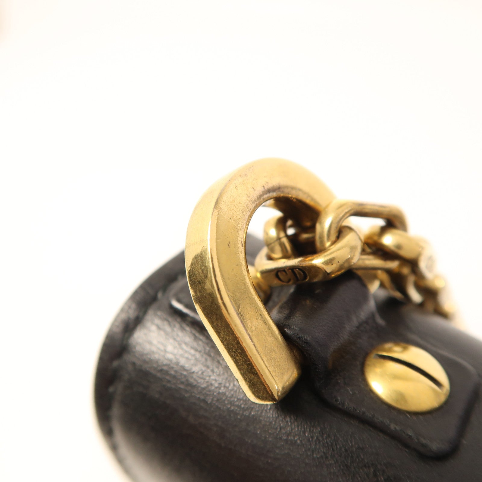 Dior 牛皮皮革Jadior金扣鏈帶肩背袋