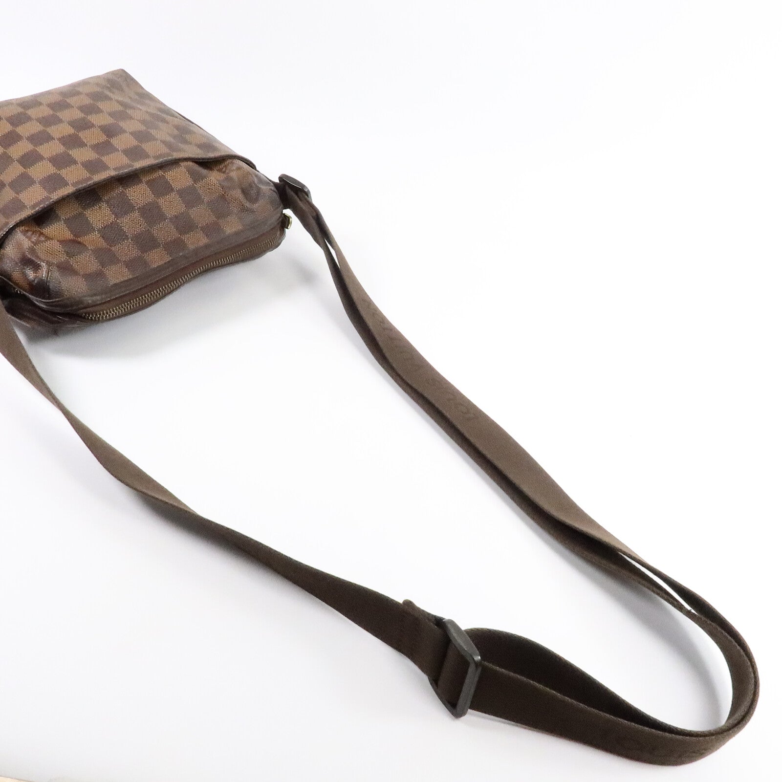 LOUIS VUITTON Damier Trotteur金扣肩背袋