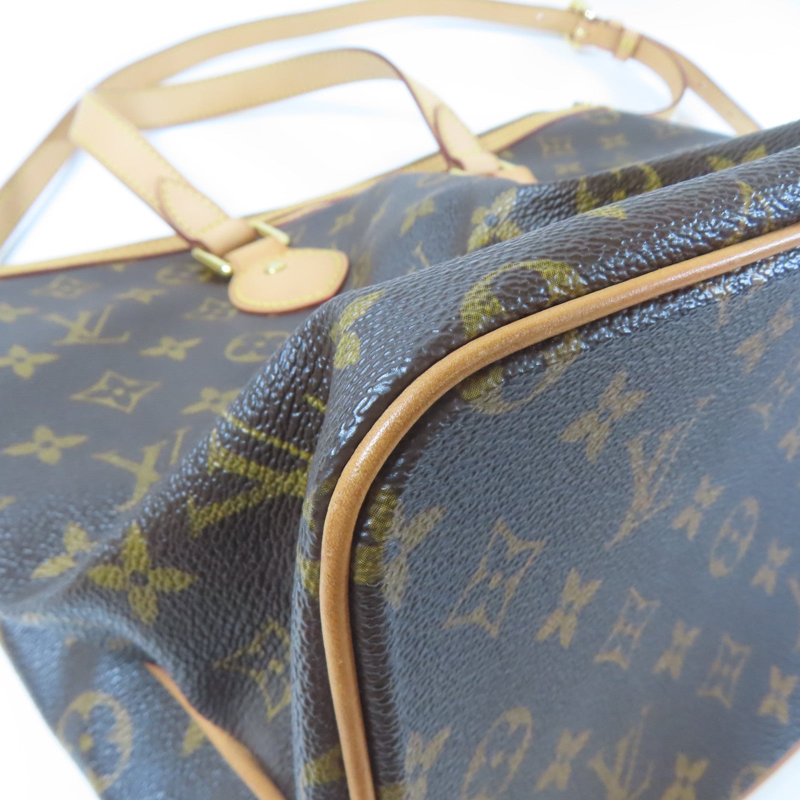LOUIS VUITTON 【激減優惠】Monogram Palermo GM金扣手挽肩背兩用袋啡色