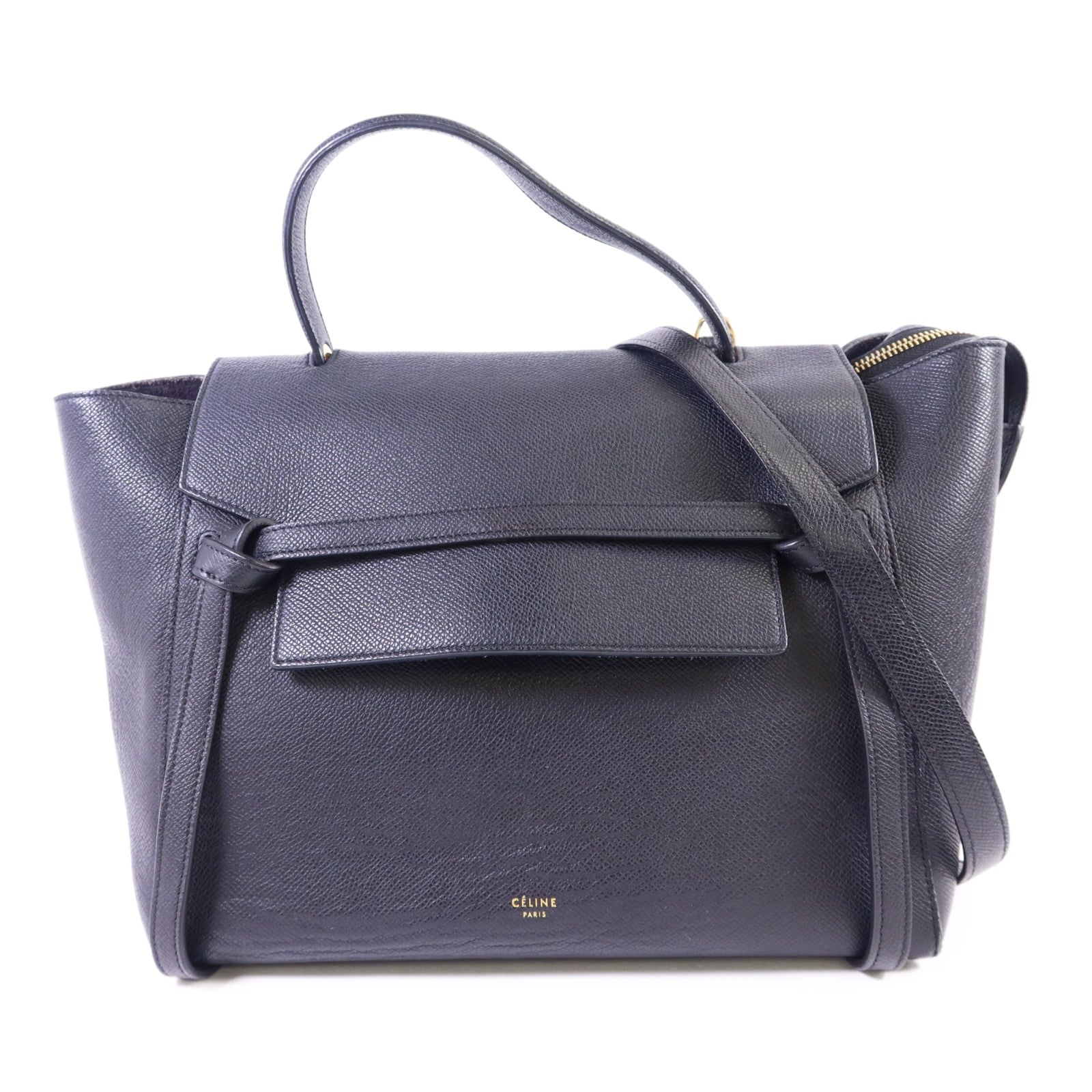 CELINE 牛皮皮革Belt Bag金扣手挽肩背兩用袋