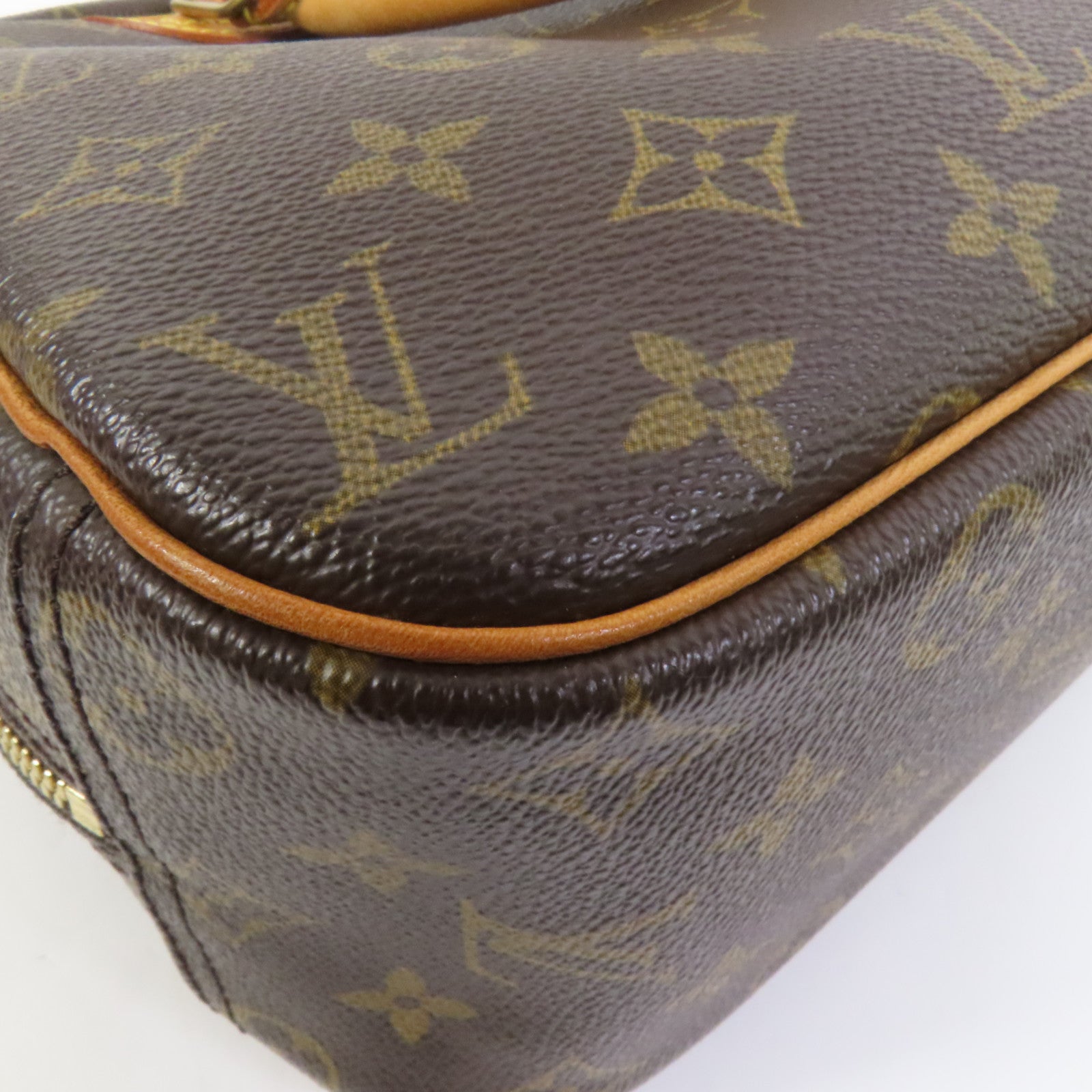 LOUIS VUITTON Monogram Trouville金扣手挽袋