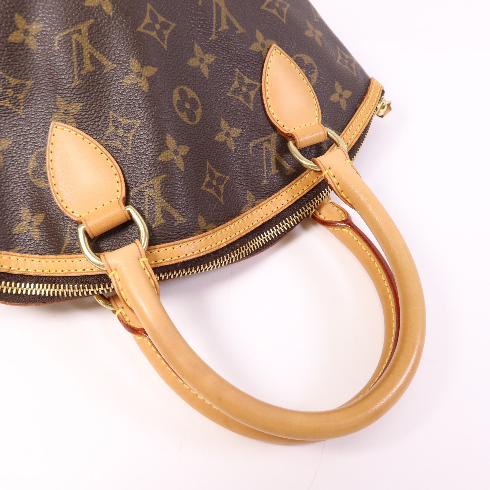LOUIS VUITTON Monogram Lockit金扣手挽袋