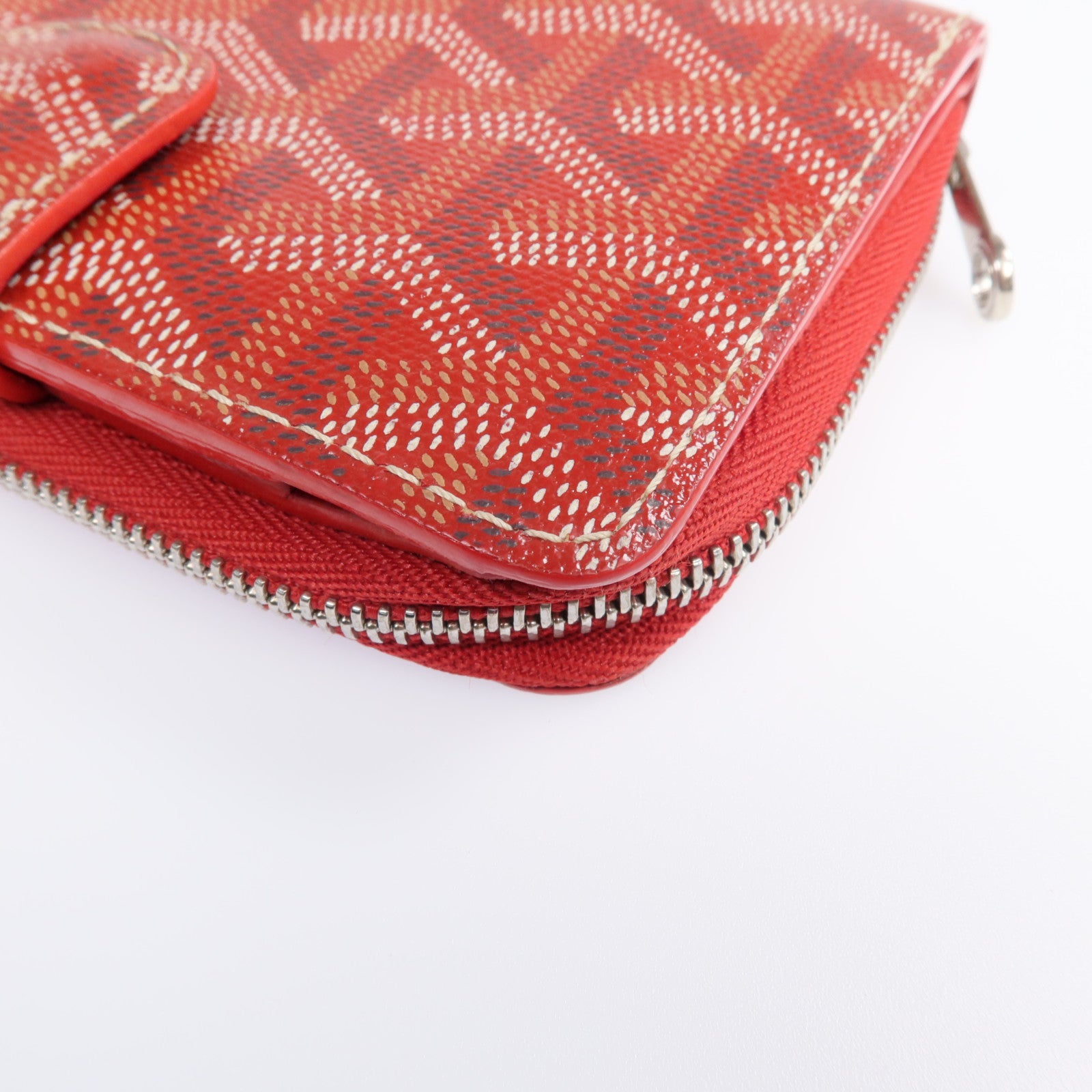 GOYARD 塗層帆布Wallet銀扣錢包