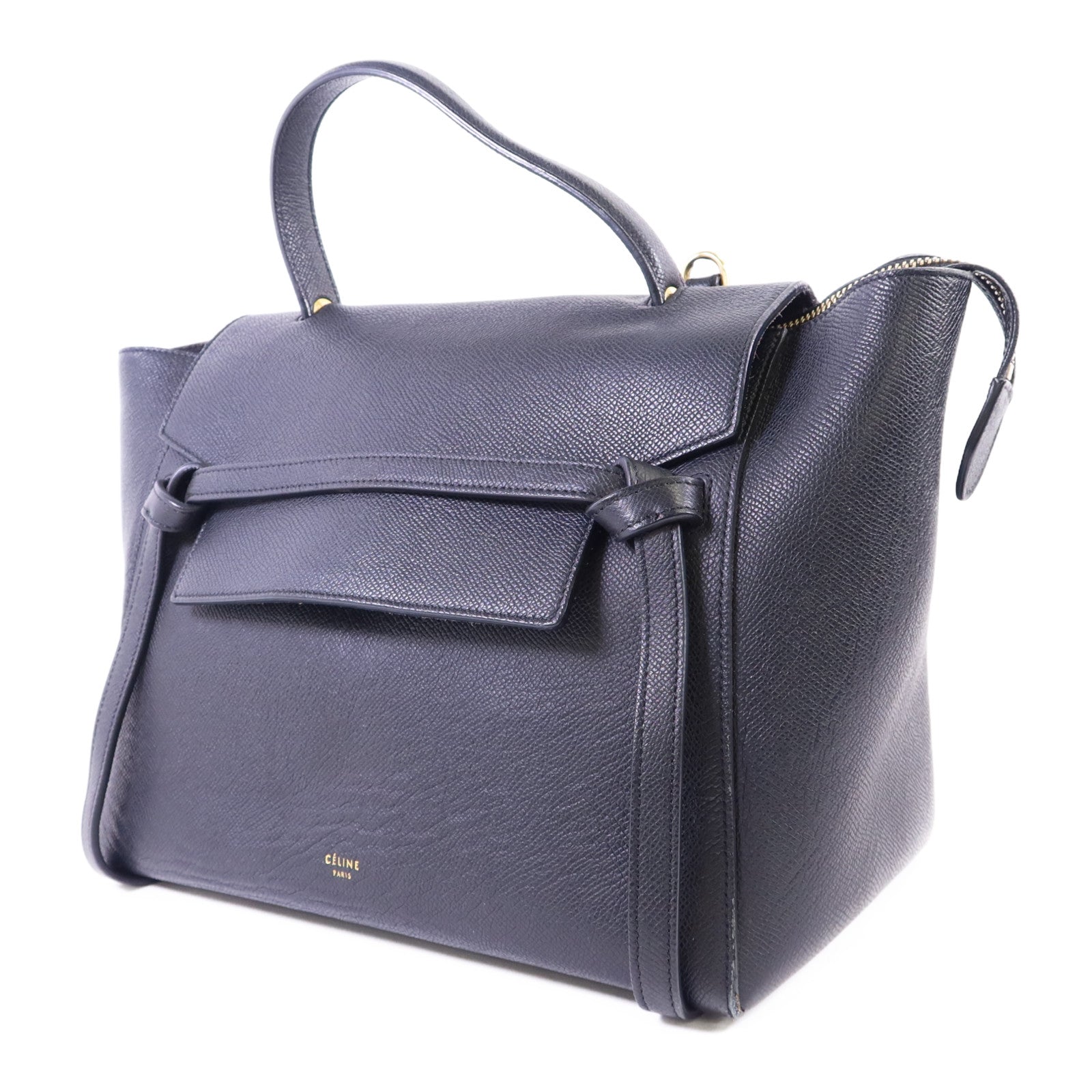 CELINE 牛皮皮革Belt Bag金扣手挽肩背兩用袋