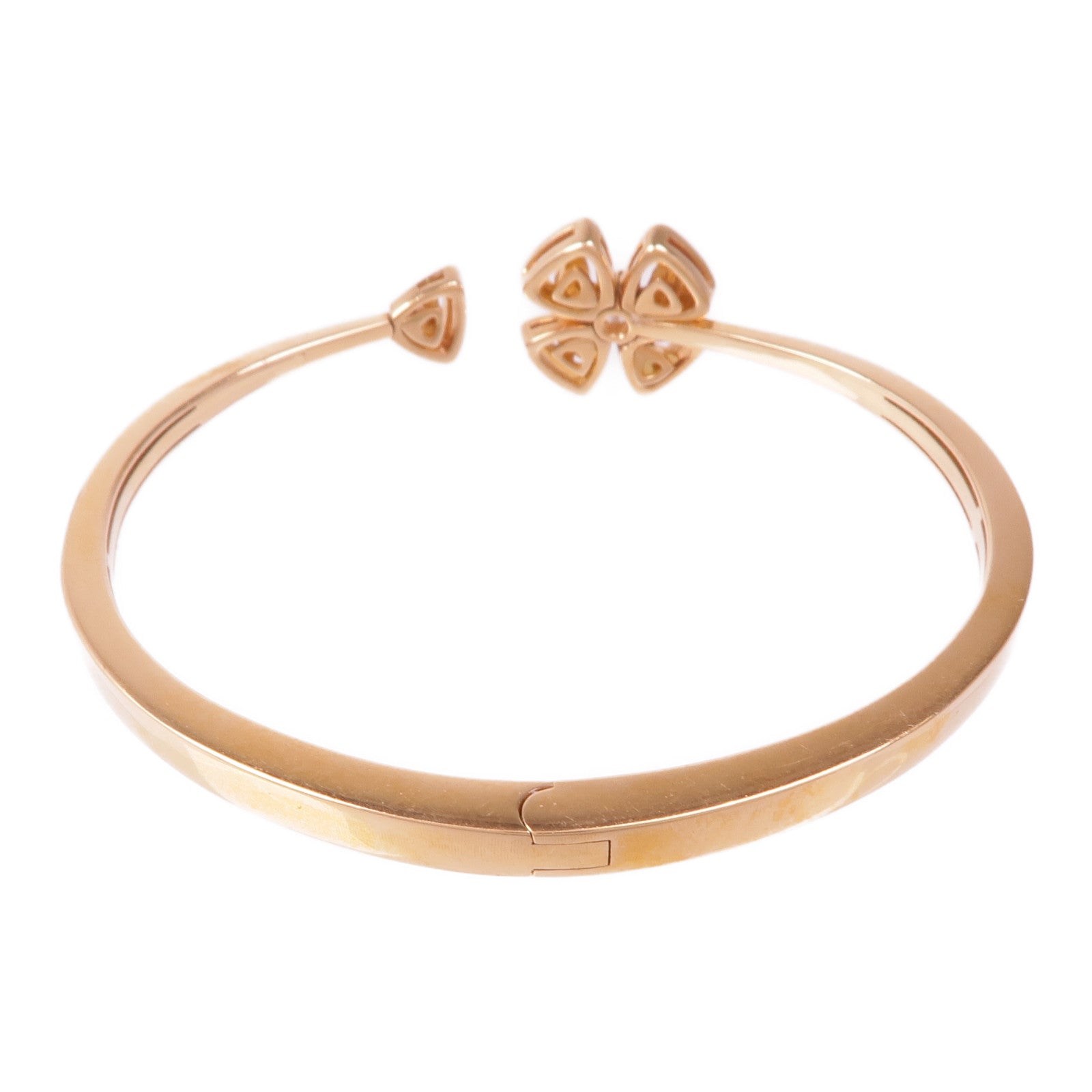 BVLGARI 18K玫瑰金Fiorever Bracelet鑽石手鐲