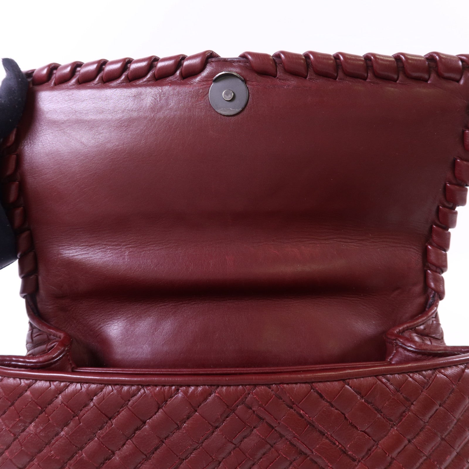 BOTTEGA VENETA 織紋皮革Shoulder Bag鏈帶肩背袋