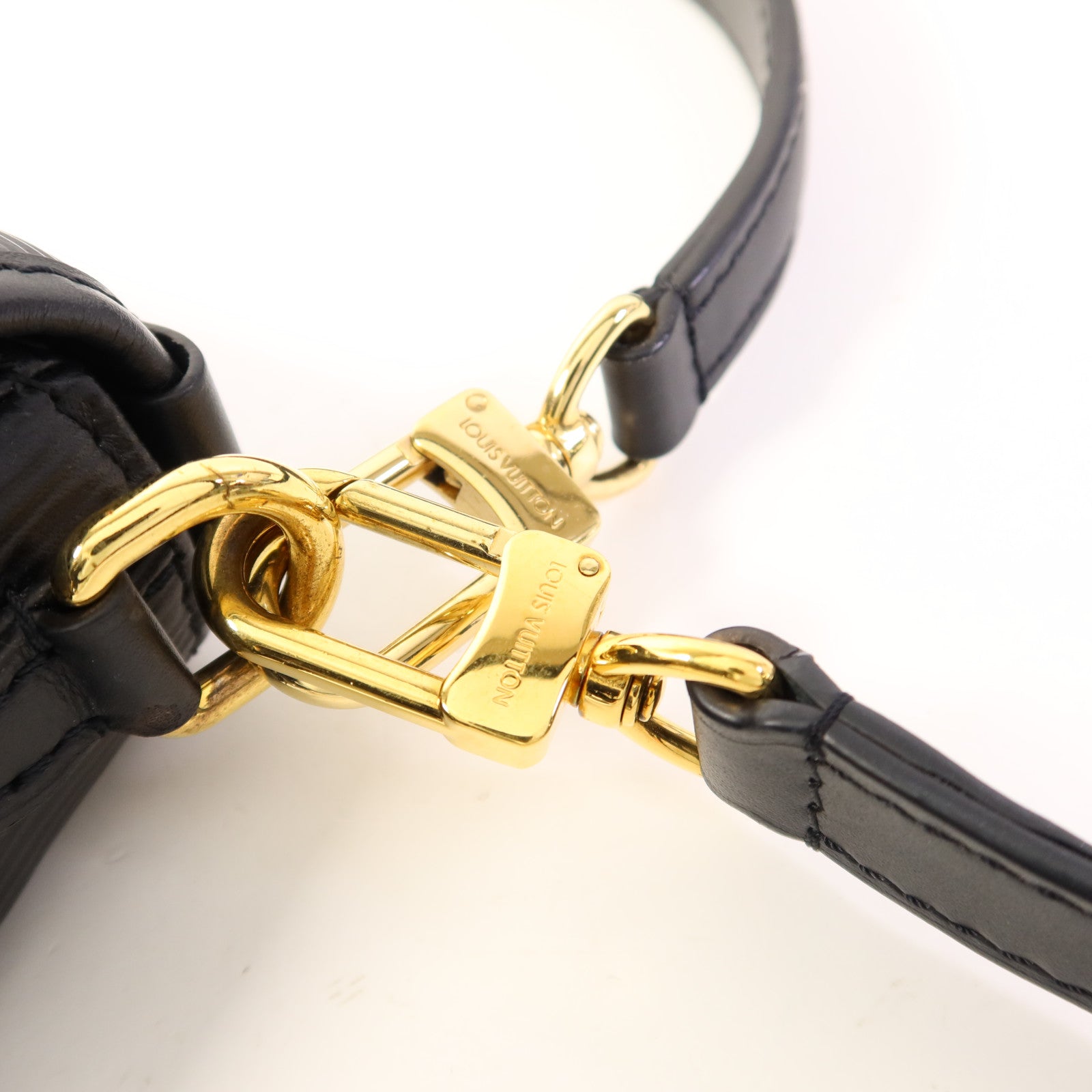 LOUIS VUITTON Epi Saumur BB金扣手挽肩背兩用袋
