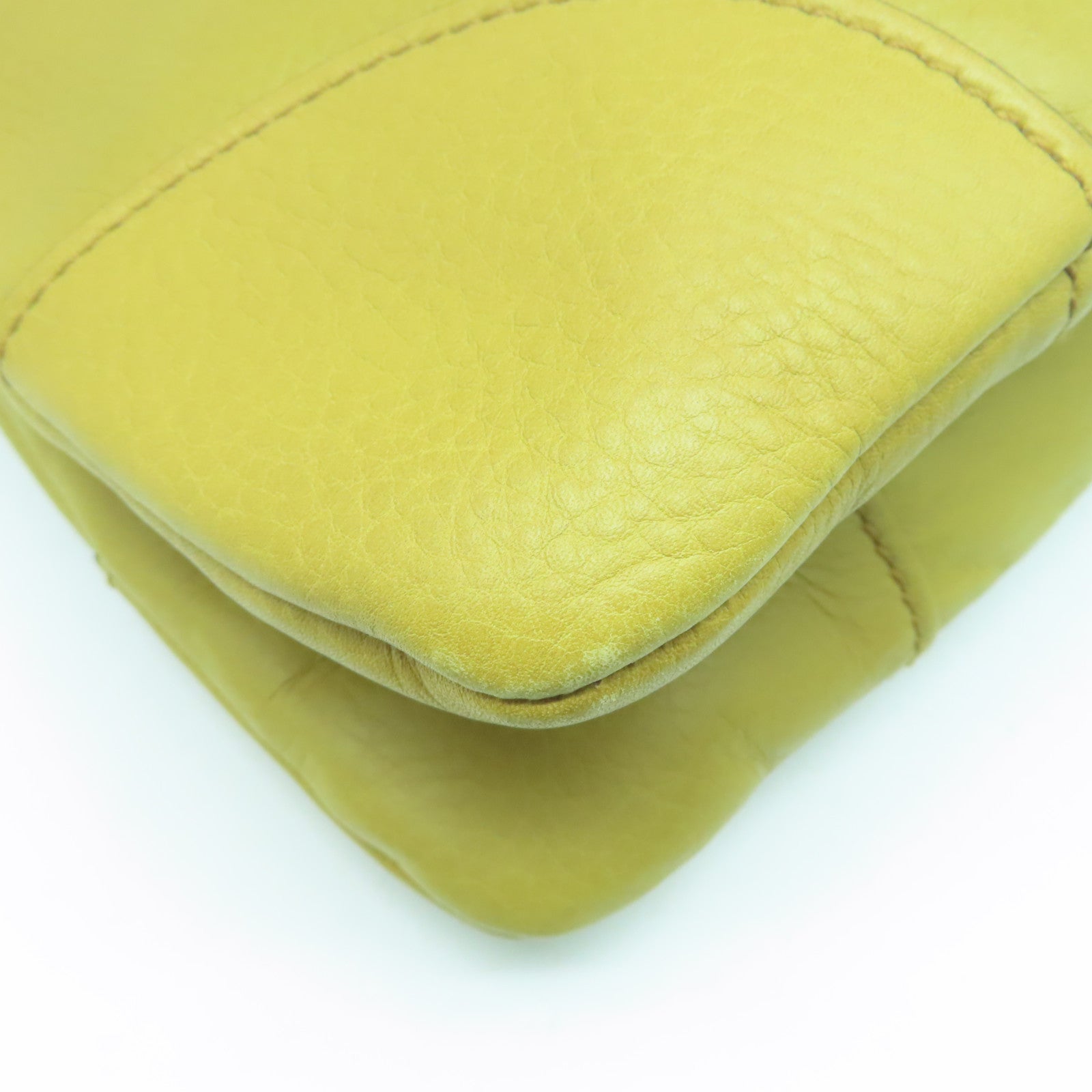 GUCCI 【清倉大減價】牛皮皮革Shoulder Bag金扣肩背袋啡色