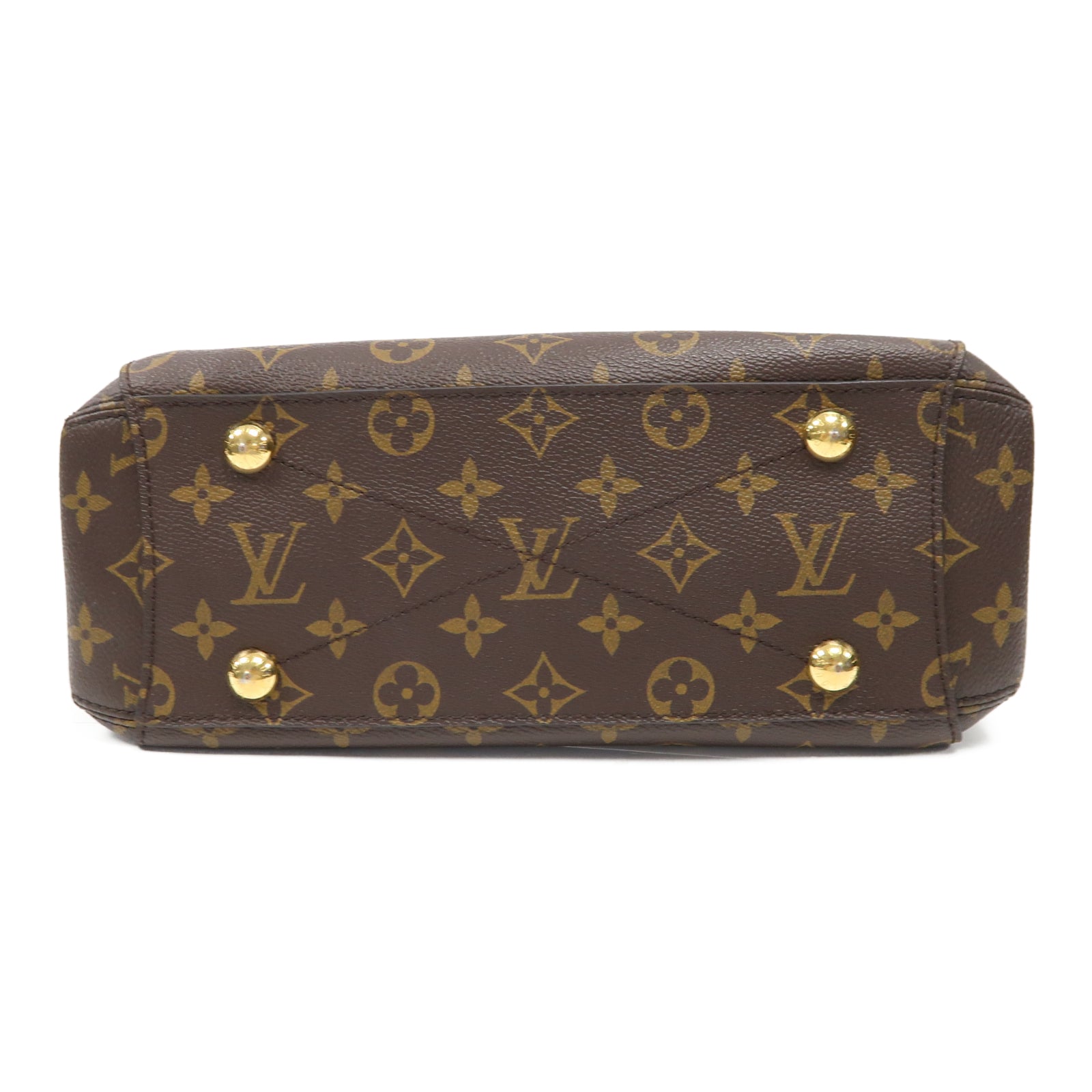 LOUIS VUITTON Monogram Montaigne BB金扣手挽肩背兩用袋啡色