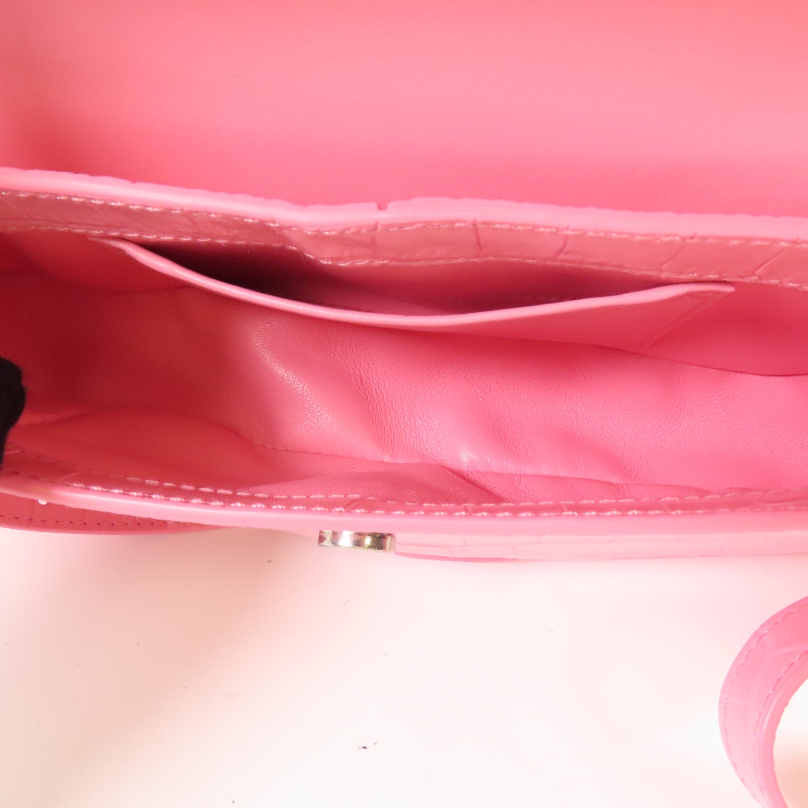 BALENCIAGA 牛皮皮革Shoulder Bag銀扣肩背袋