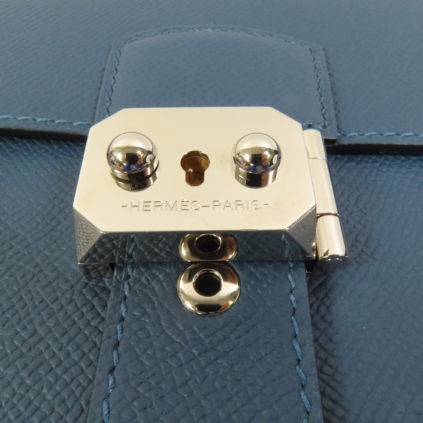HERMES Epsom皮革Sac a Depeches 21銀扣肩背袋Colvert