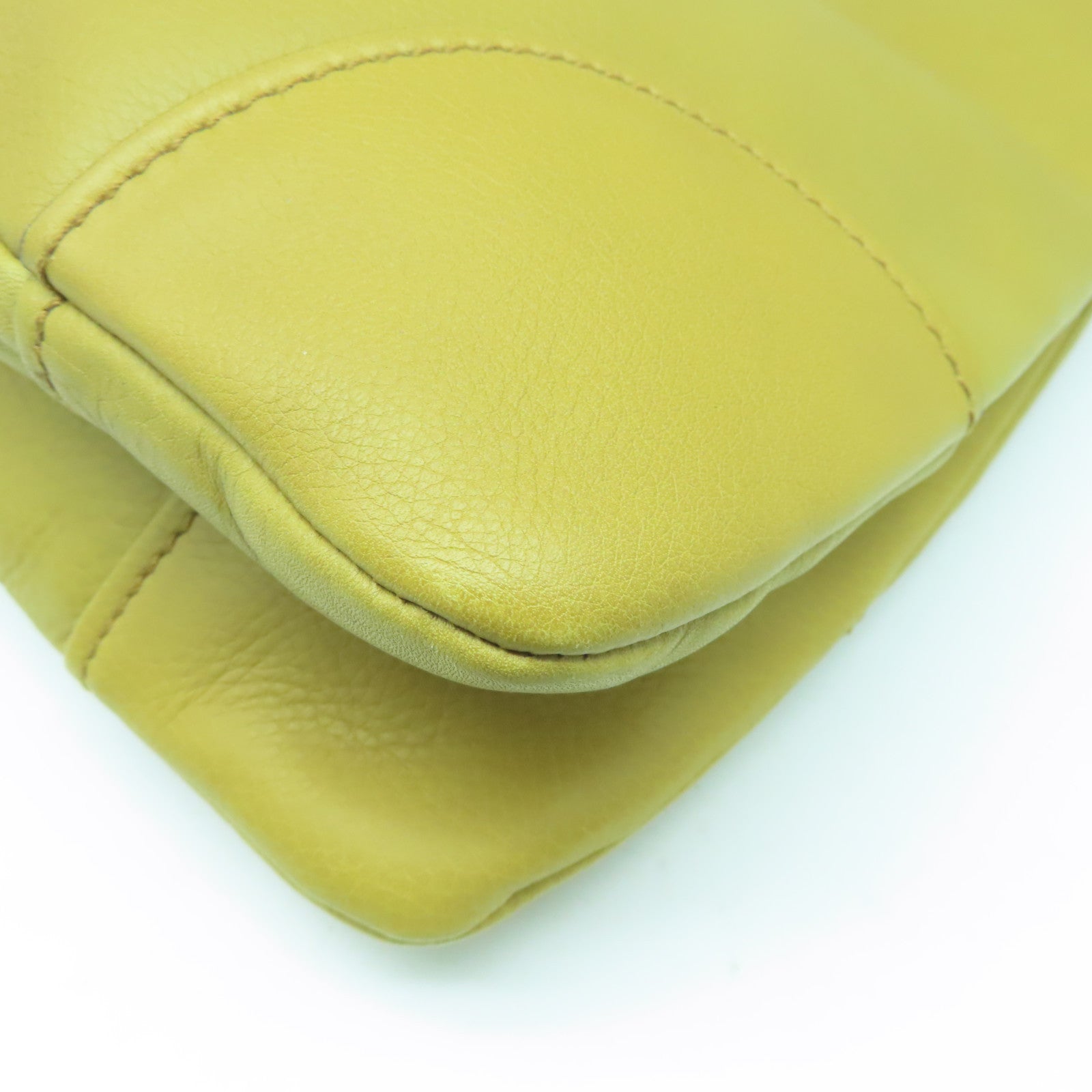 GUCCI 【清倉大減價】牛皮皮革Shoulder Bag金扣肩背袋啡色