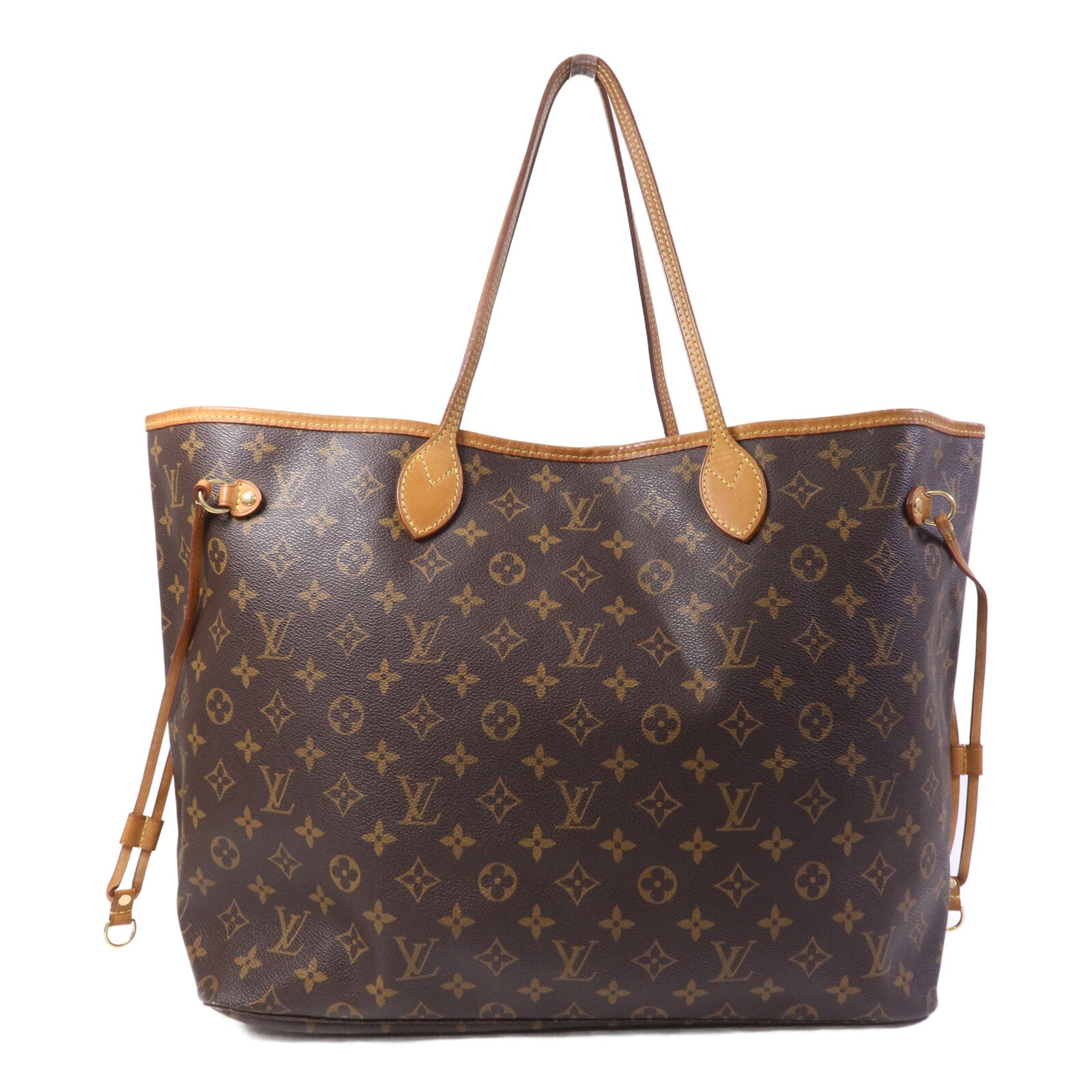 LOUIS VUITTON Monogram Neverfull GM Tote Bag金扣肩背袋