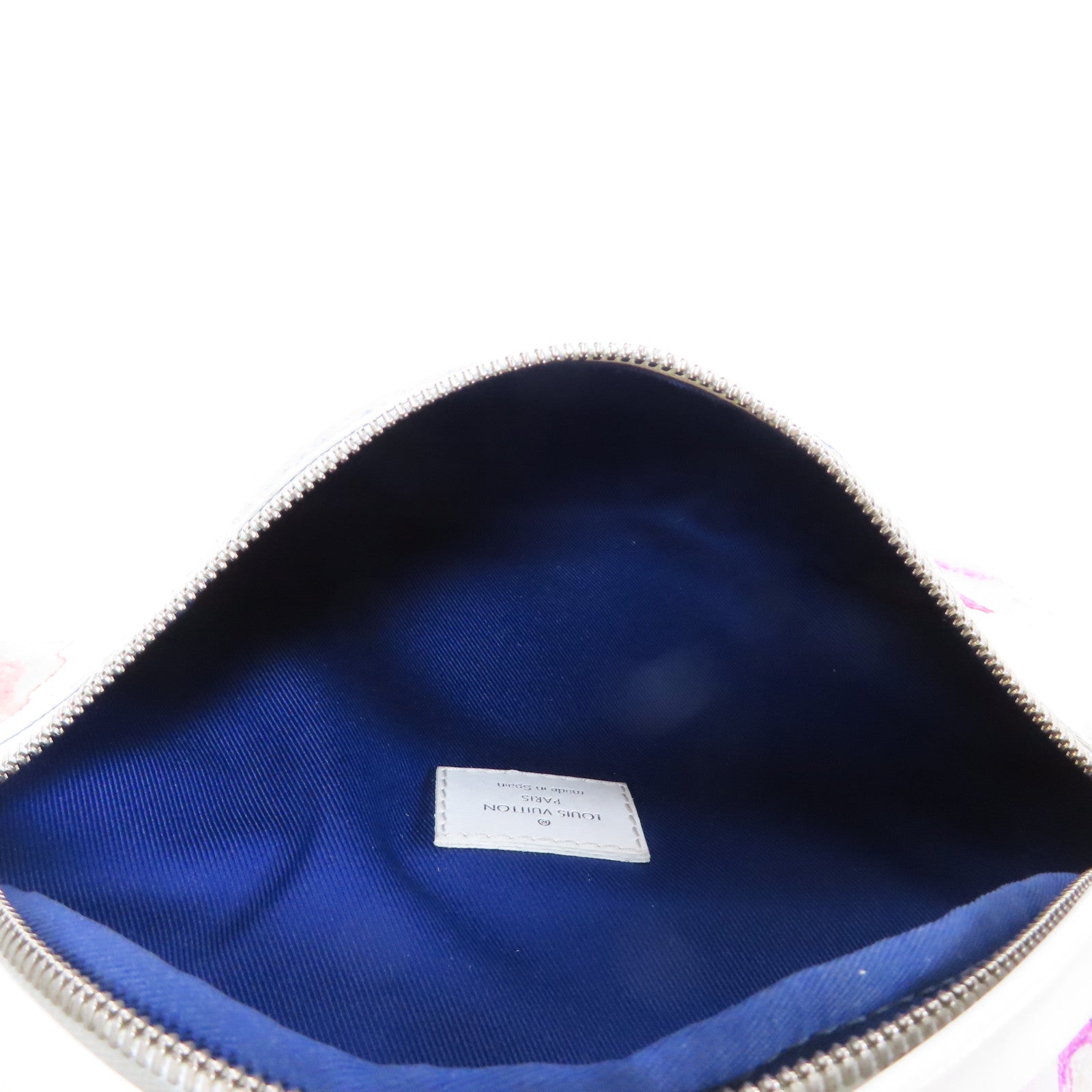 LOUIS VUITTON Monogram Water Color Discovery銀扣腰包白色/彩色