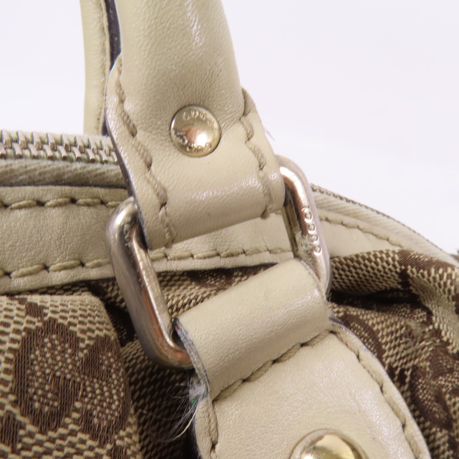 GUCCI 帆布Sukey金扣肩背袋