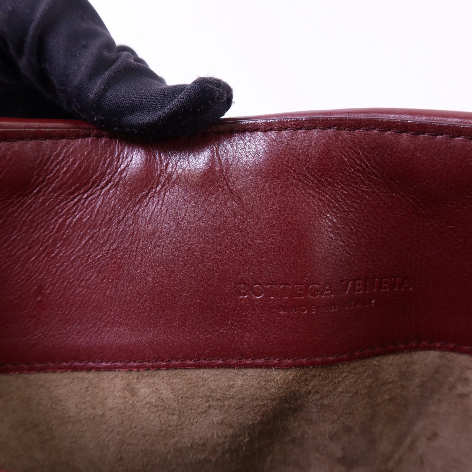 BOTTEGA VENETA 織紋皮革Shoulder Bag鏈帶肩背袋