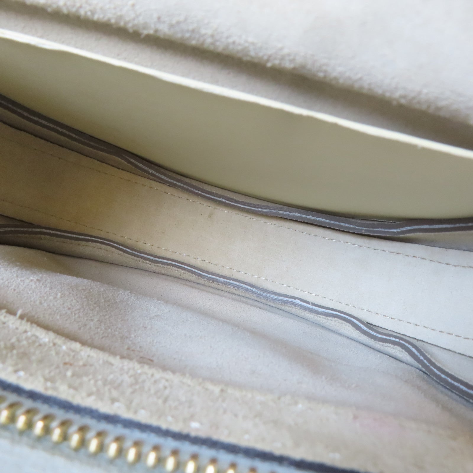 Chloe 牛皮皮革Shoulder Bag金扣肩背袋灰色
