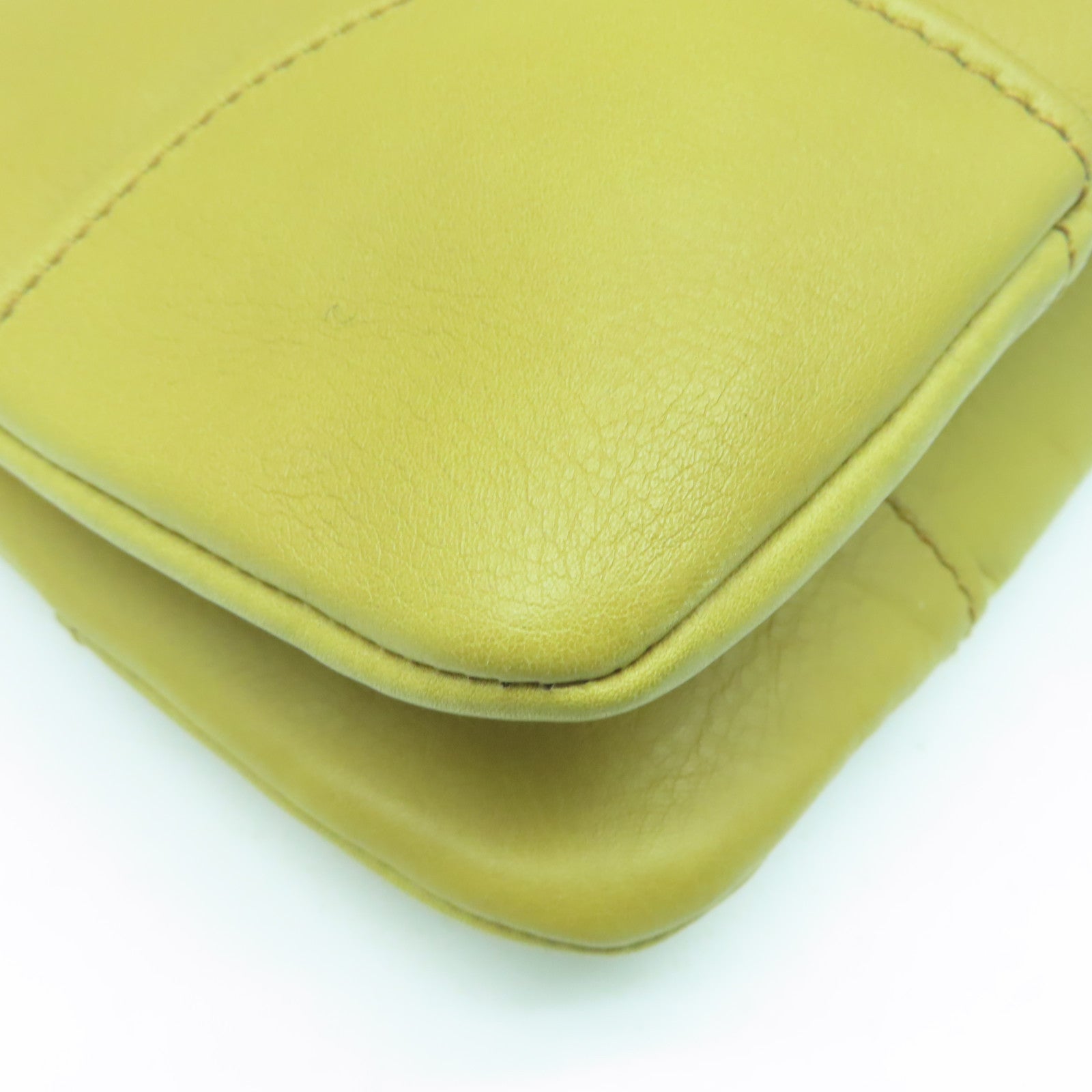 GUCCI 【清倉大減價】牛皮皮革Shoulder Bag金扣肩背袋啡色