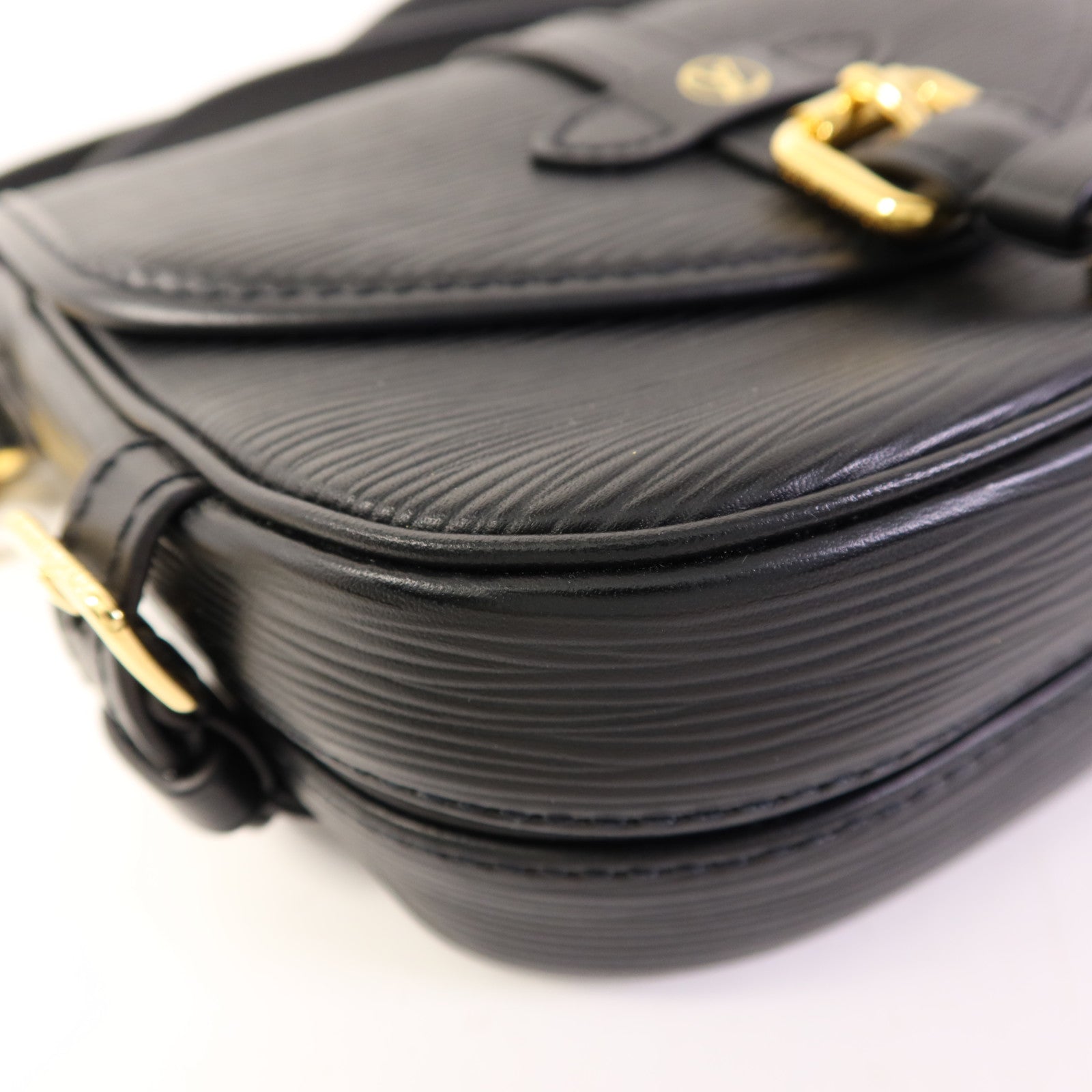 LOUIS VUITTON Epi Saumur BB金扣手挽肩背兩用袋