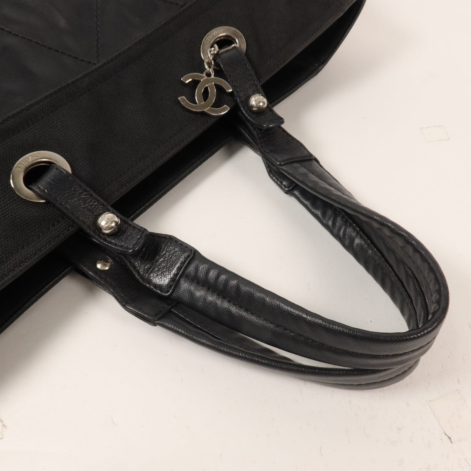 CHANEL 塗層帆布Paris Biarritz Tote手挽袋