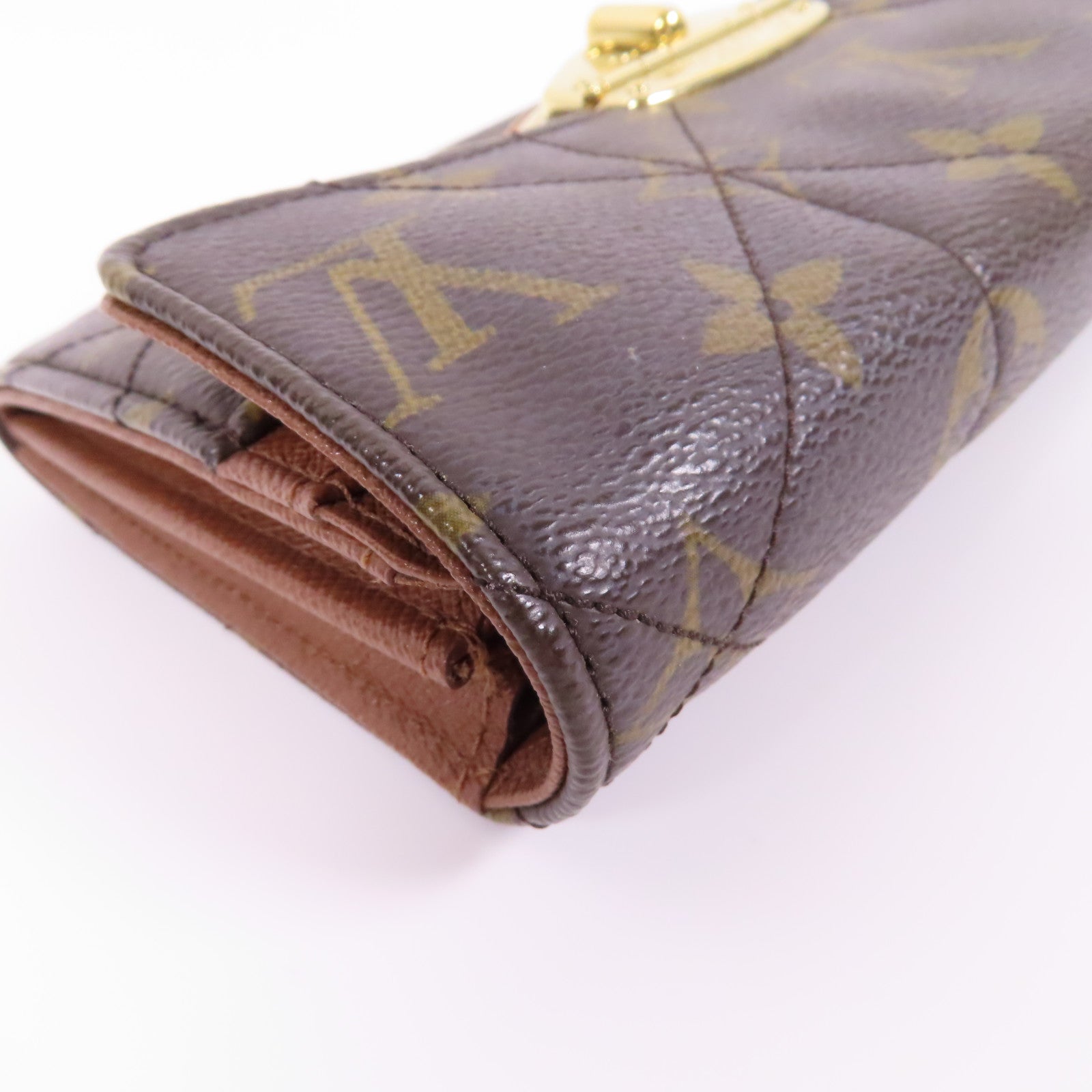 LOUIS VUITTON Monogram Portefeuille Sarah Etoile金扣長錢包啡色