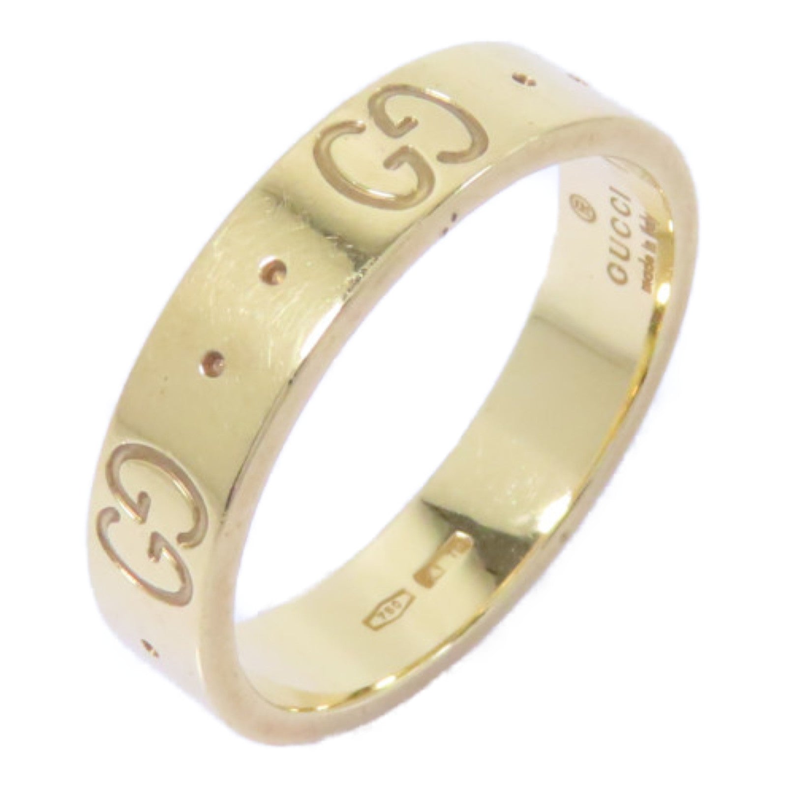GUCCI 18K黃金Ring戒指US#4.75
