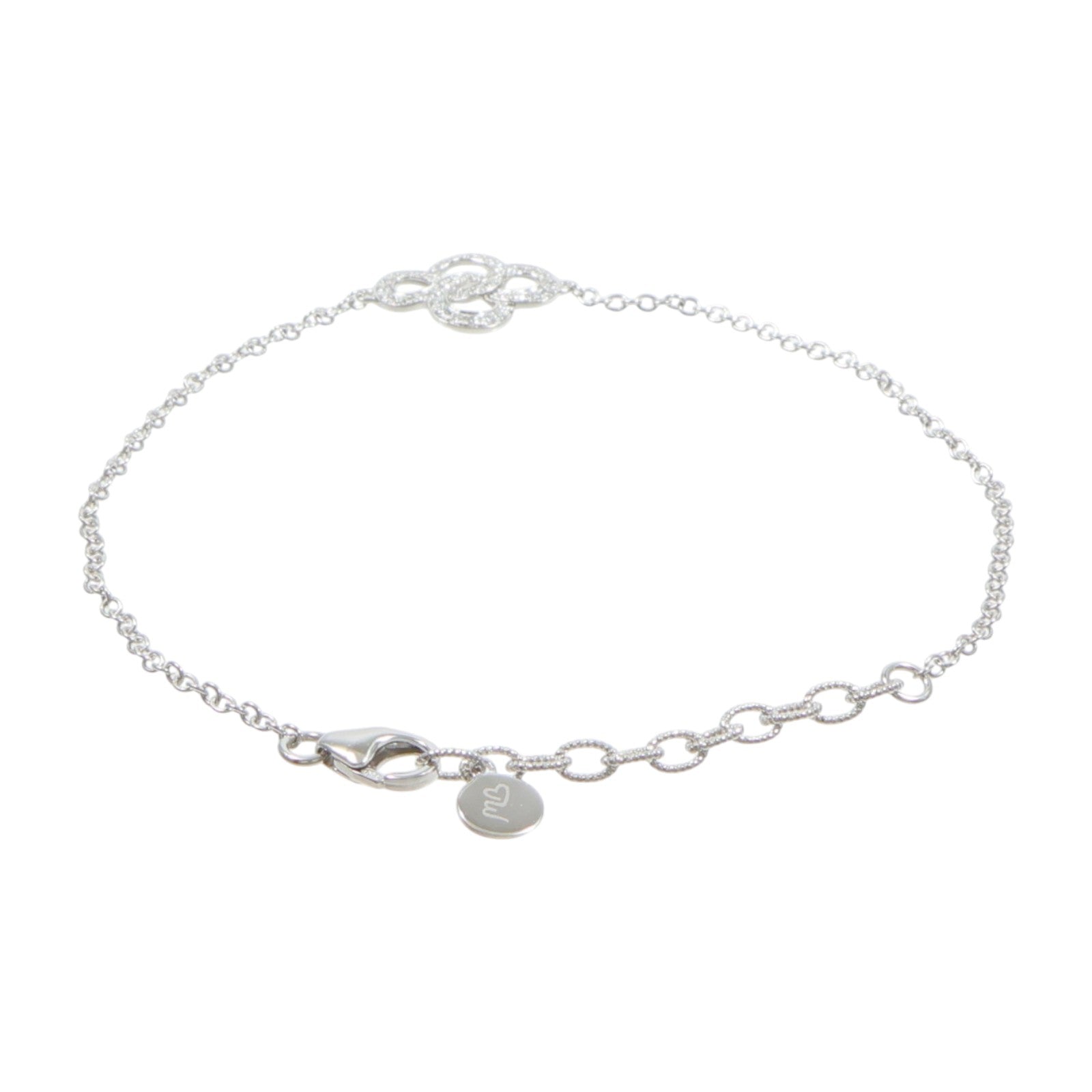 JEWELRY 18K白金Diamond Bracelet鑽石手鏈