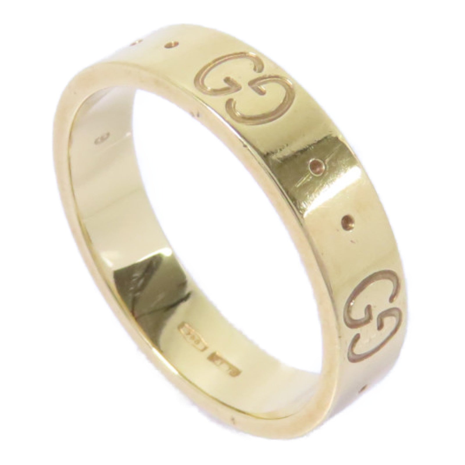 GUCCI 18K黃金Ring戒指US#4.75
