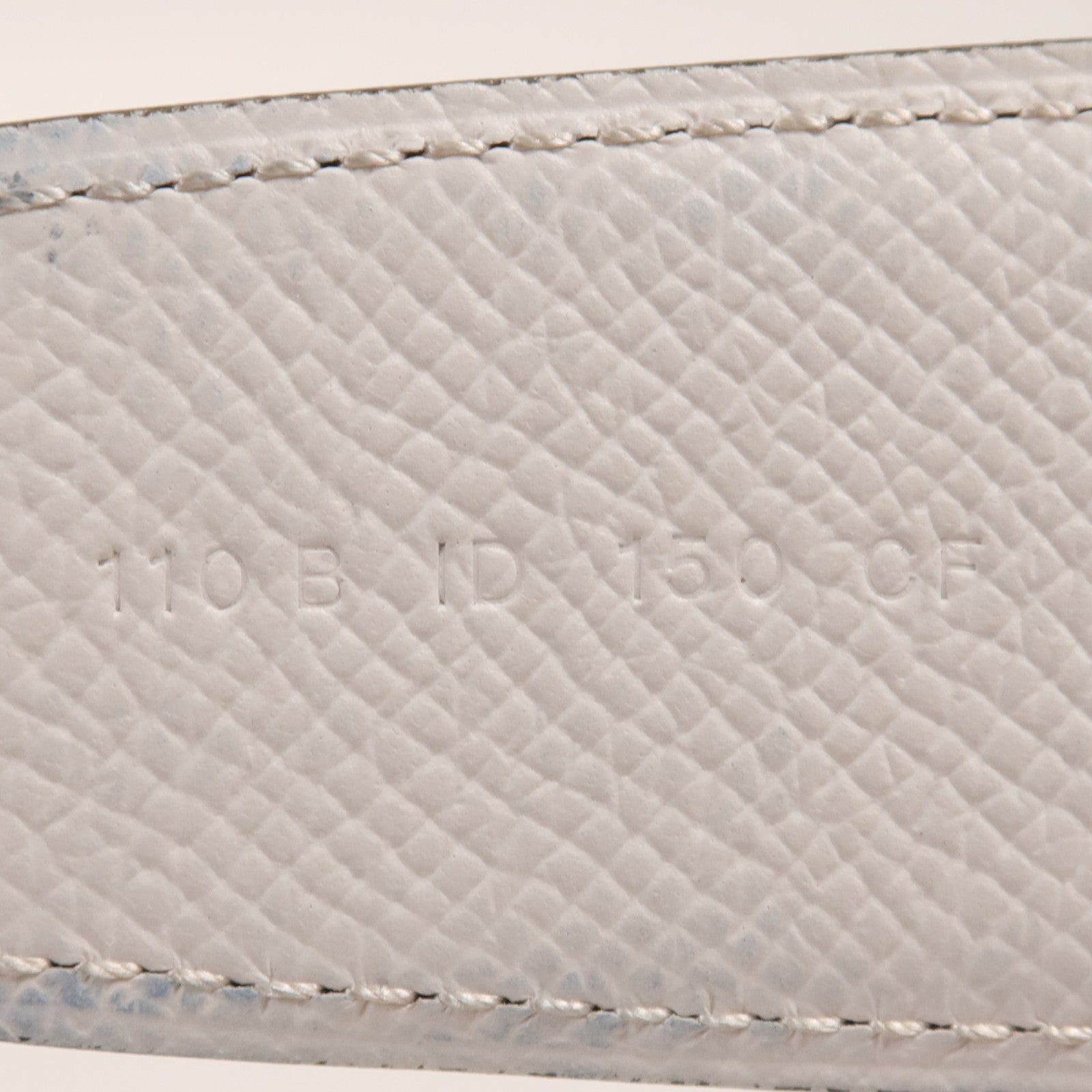 HERMES Epsom皮革Belt 110銀扣皮帶Gold