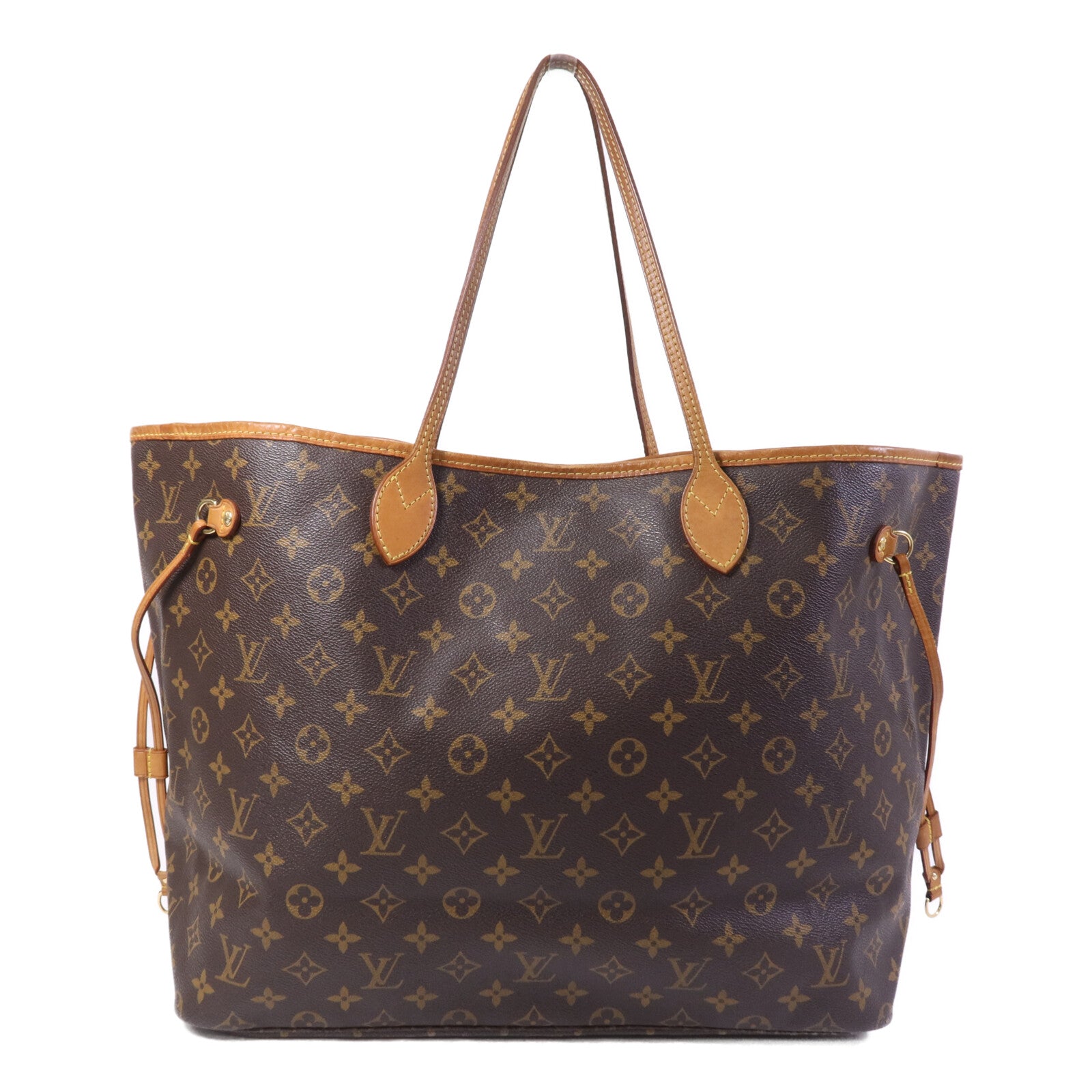 LOUIS VUITTON Monogram Neverfull GM Tote Bag金扣肩背袋